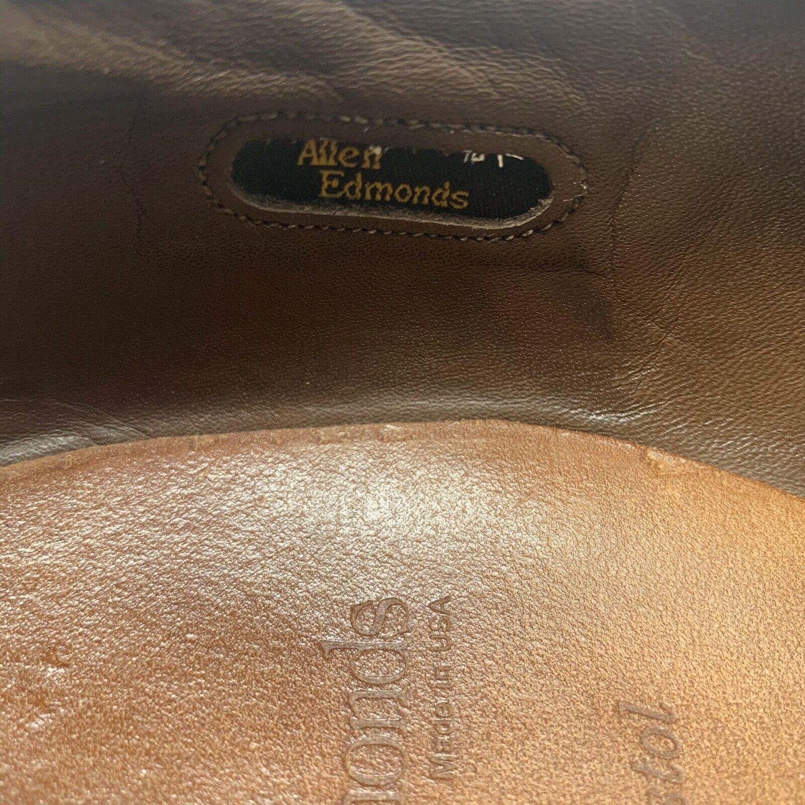 Allen Edmonds Allen Edmonds Bristol Plain Toe Blucher Leather Black 13 AA Size US 13 / EU 46 - 10 Thumbnail