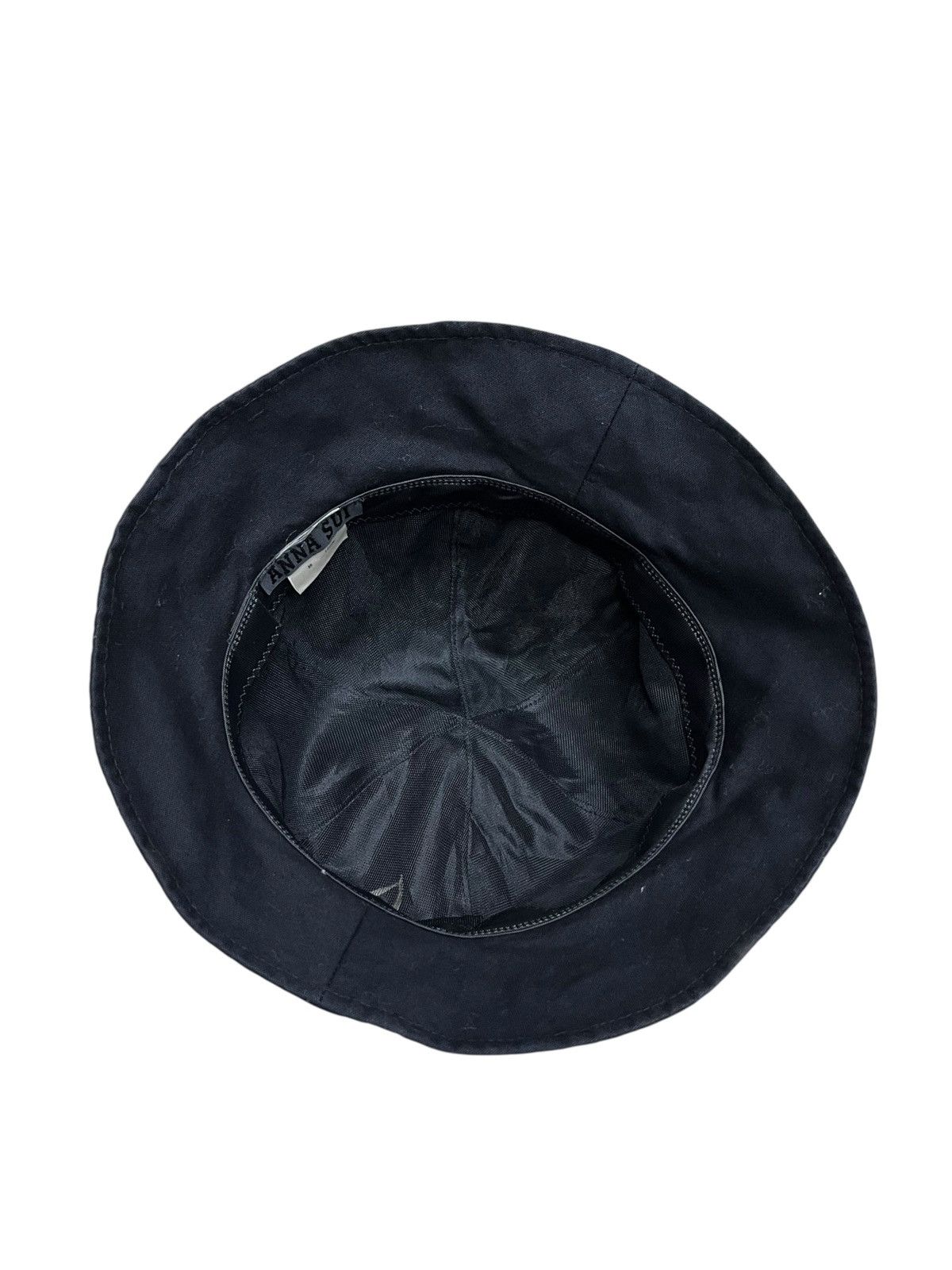 Anna Sui Vintage Anna Sui Floral Embroidered 7-Panel Bucket Hat Size ONE SIZE - 7 Thumbnail