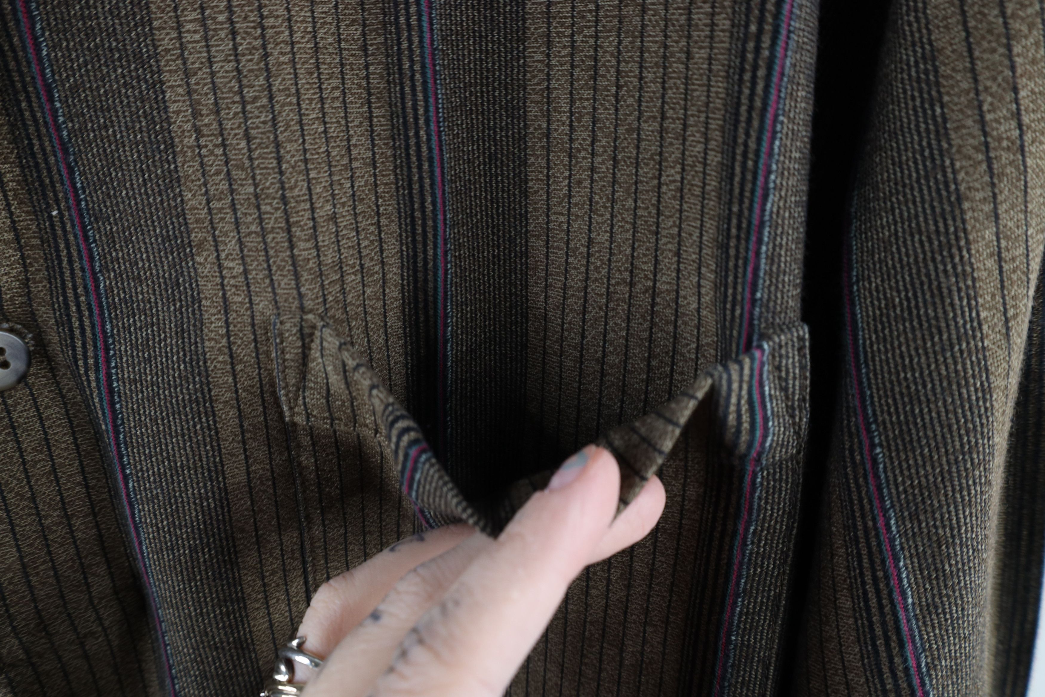 Vintage Vintage 90s Streetwear Striped Collared Pullover Polo Shirt Size US XXL / EU 58 / 5 - 4 Thumbnail