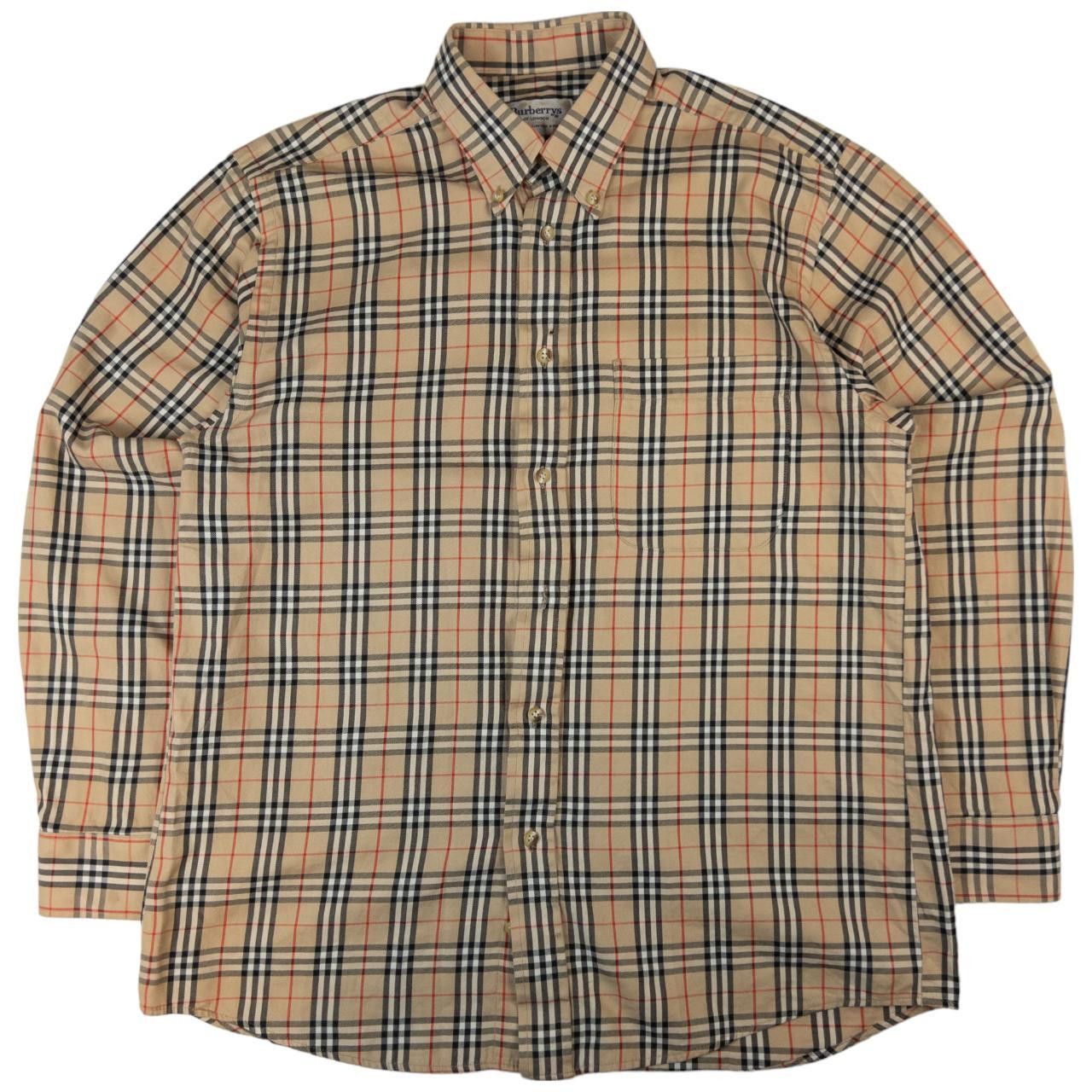 Burberry Vintage Burberry Nova Check Button Up Shirt Size M Size US M / EU 48-50 / 2 - 1 Thumbnail