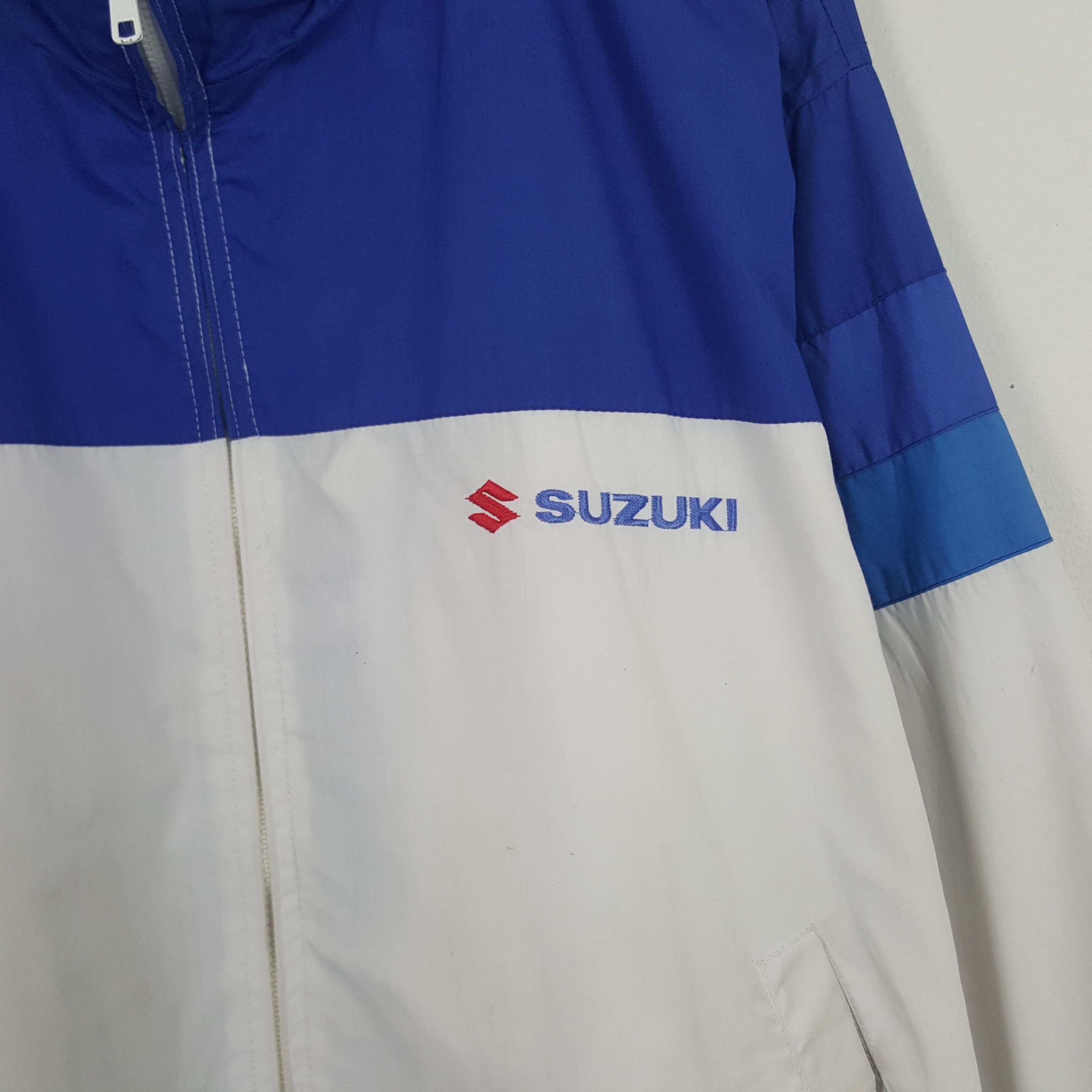 Japanese Brand × Vintage Vintage Team Suzuki Racing Windbreaker Sport Jacket Size US XL / EU 56 / 4 - 4 Thumbnail