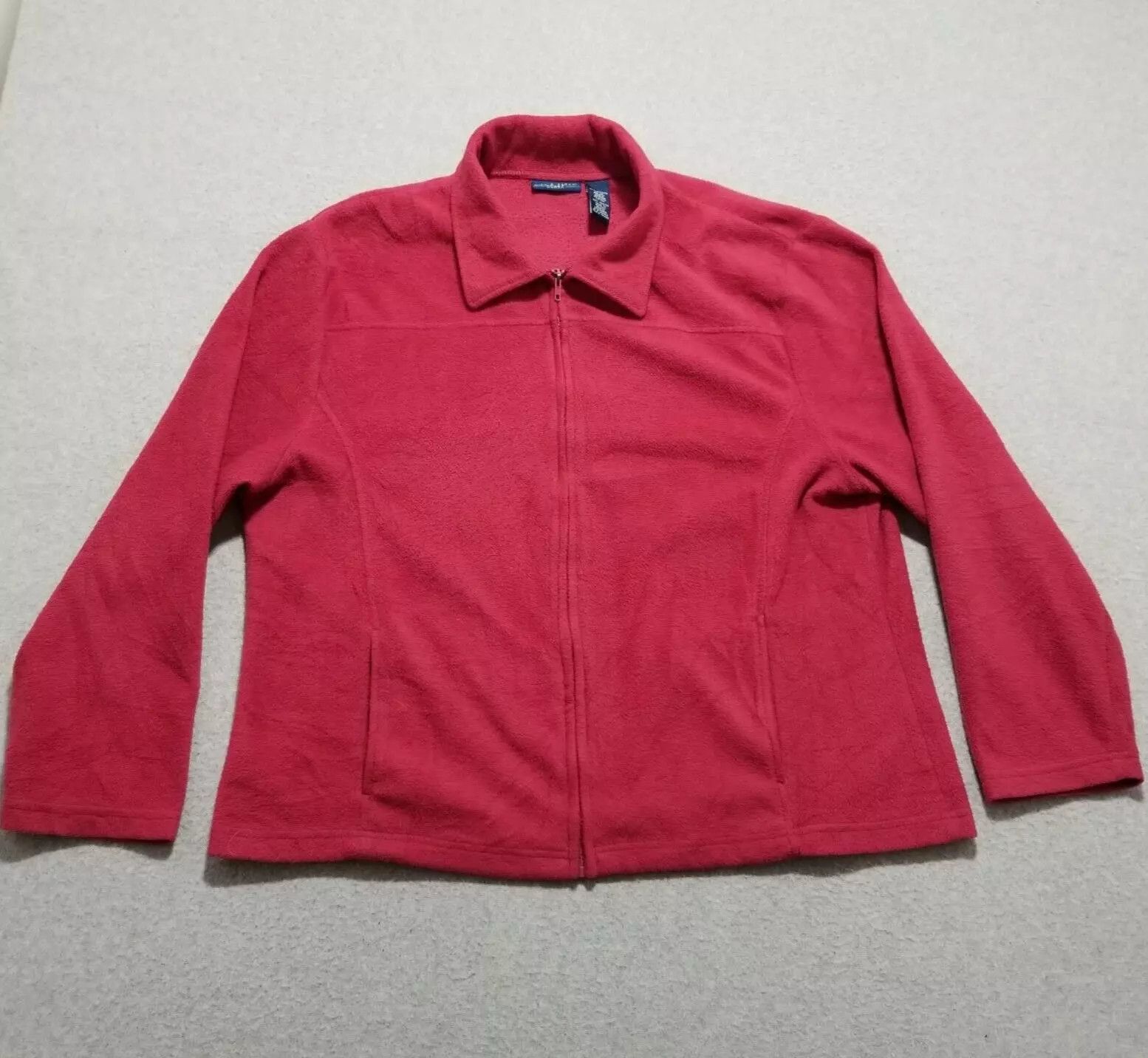 Other Nick & Sarah Fleece Jacket Womens 3X Pockets Full Zip Size ONE SIZE - 1 Thumbnail