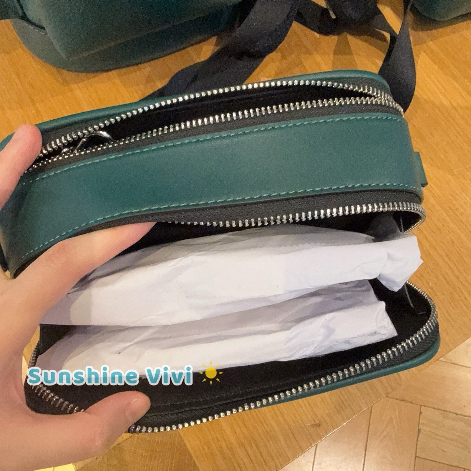 Coach NWT Coach Men’s Wyatt Crossbody Bag CW365 Silver/Sea Green Size ONE SIZE - 4 Thumbnail