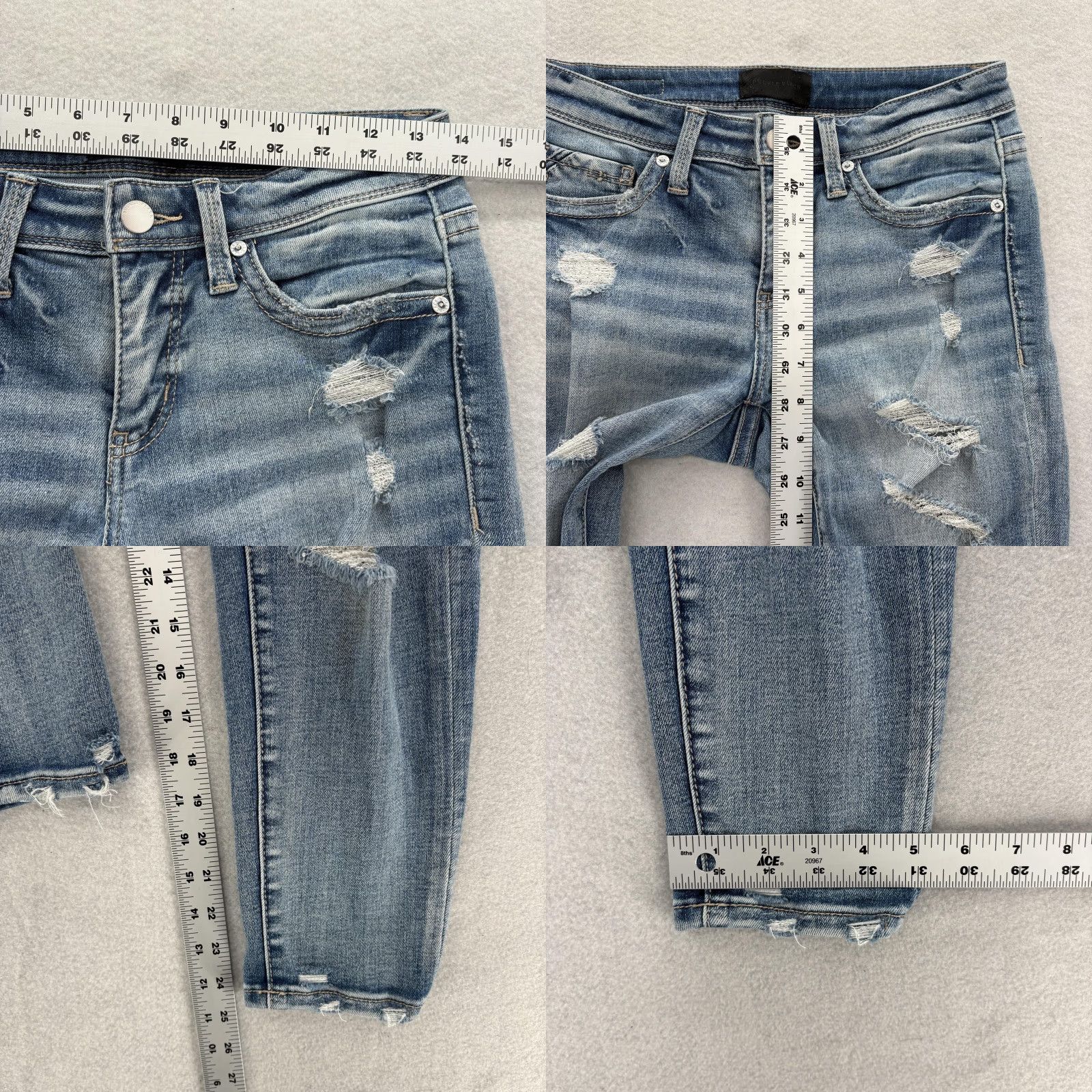 Buckle Black Buckle Black Jeans Womens 25 Blue Fit No 53 Ankle Skinny Distressed Grunge Rock Jeans Size 42" / US 20 - 8 Thumbnail