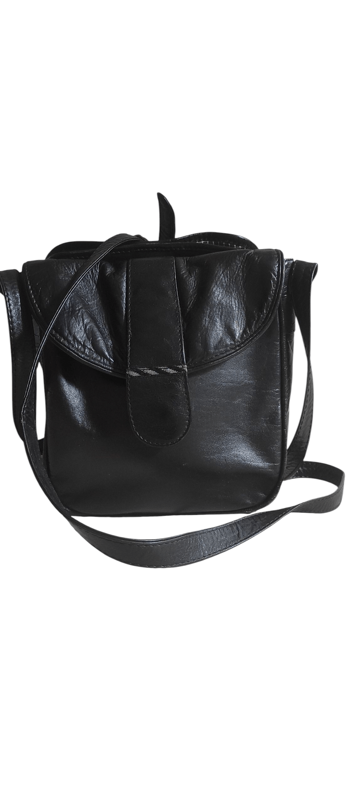 Longchamp Longchamp Paris Black Pebble Leather Crossbody Bag Size ONE SIZE - 1 Thumbnail