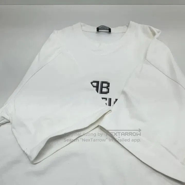 Balenciaga Balenciaga Logo Print Short Sleeve T. Size US M / EU 48-50 / 2 - 9 Thumbnail