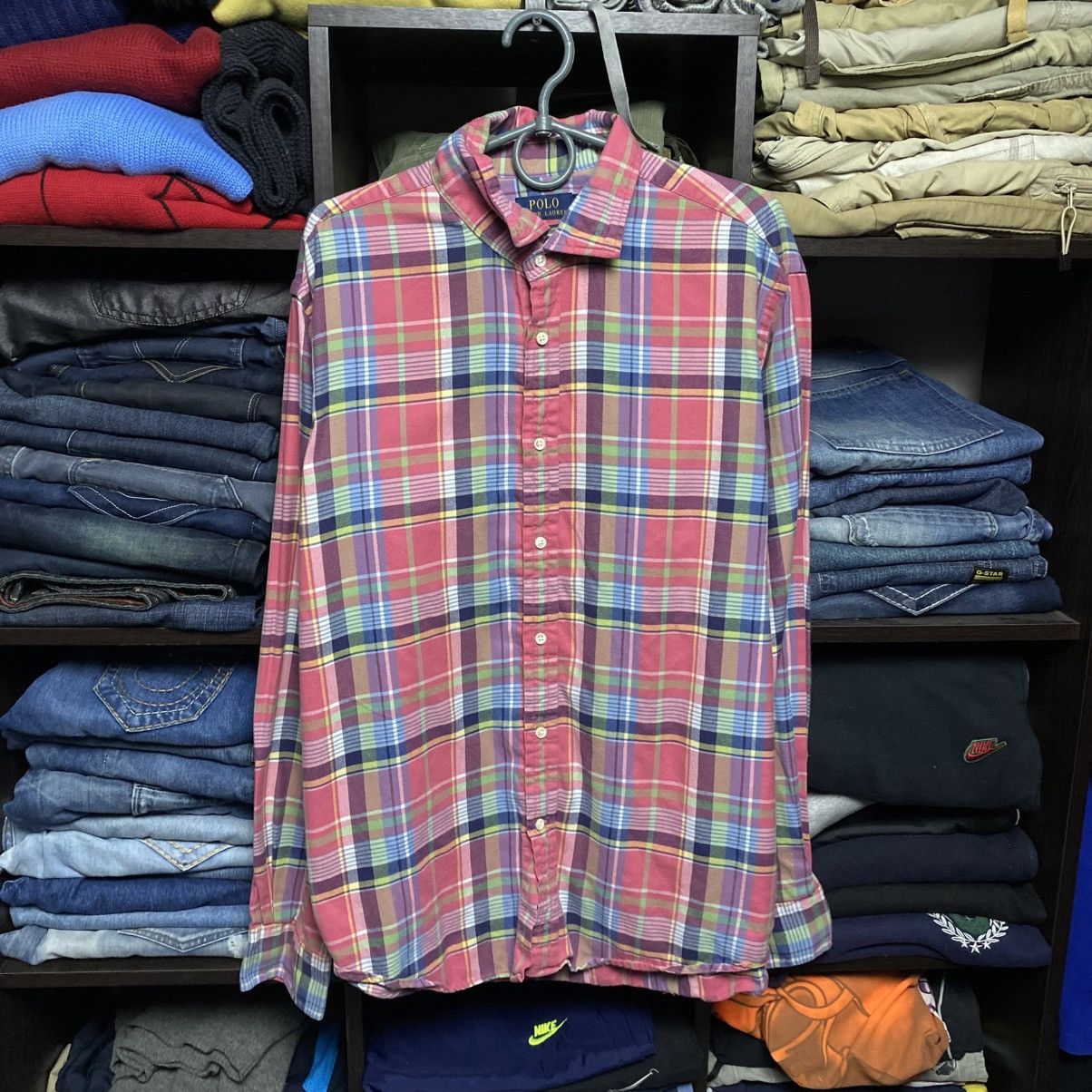 Polo Ralph Lauren Luxury Polo Ralph Lauren Flannel button multicolored shirt Size US XL / EU 56 / 4 - 1 Thumbnail