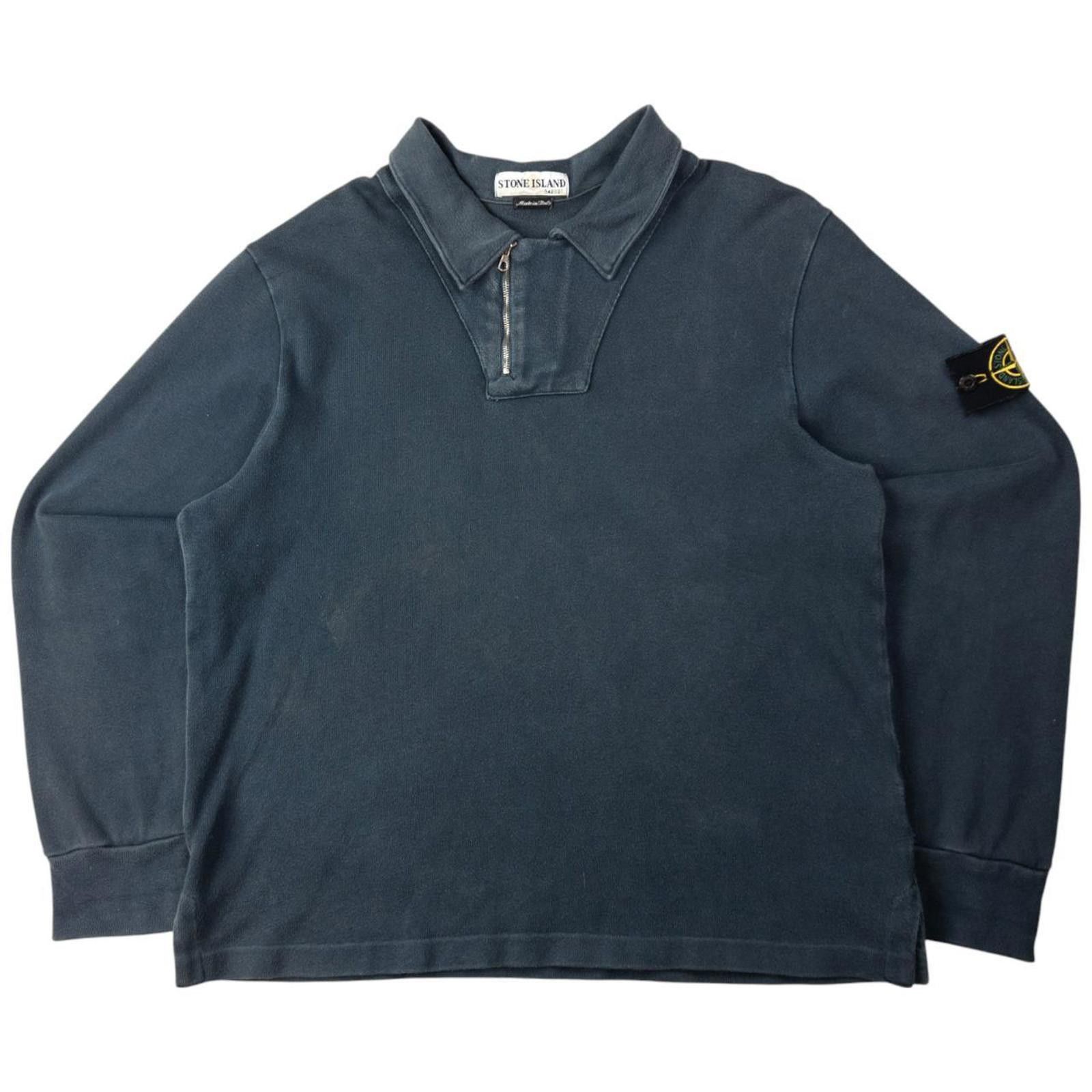 Stone Island Vintage Stone Island Q Zip Asymmetrical Sweatshirt Size S Size US S / EU 44-46 / 1 - 1 Thumbnail