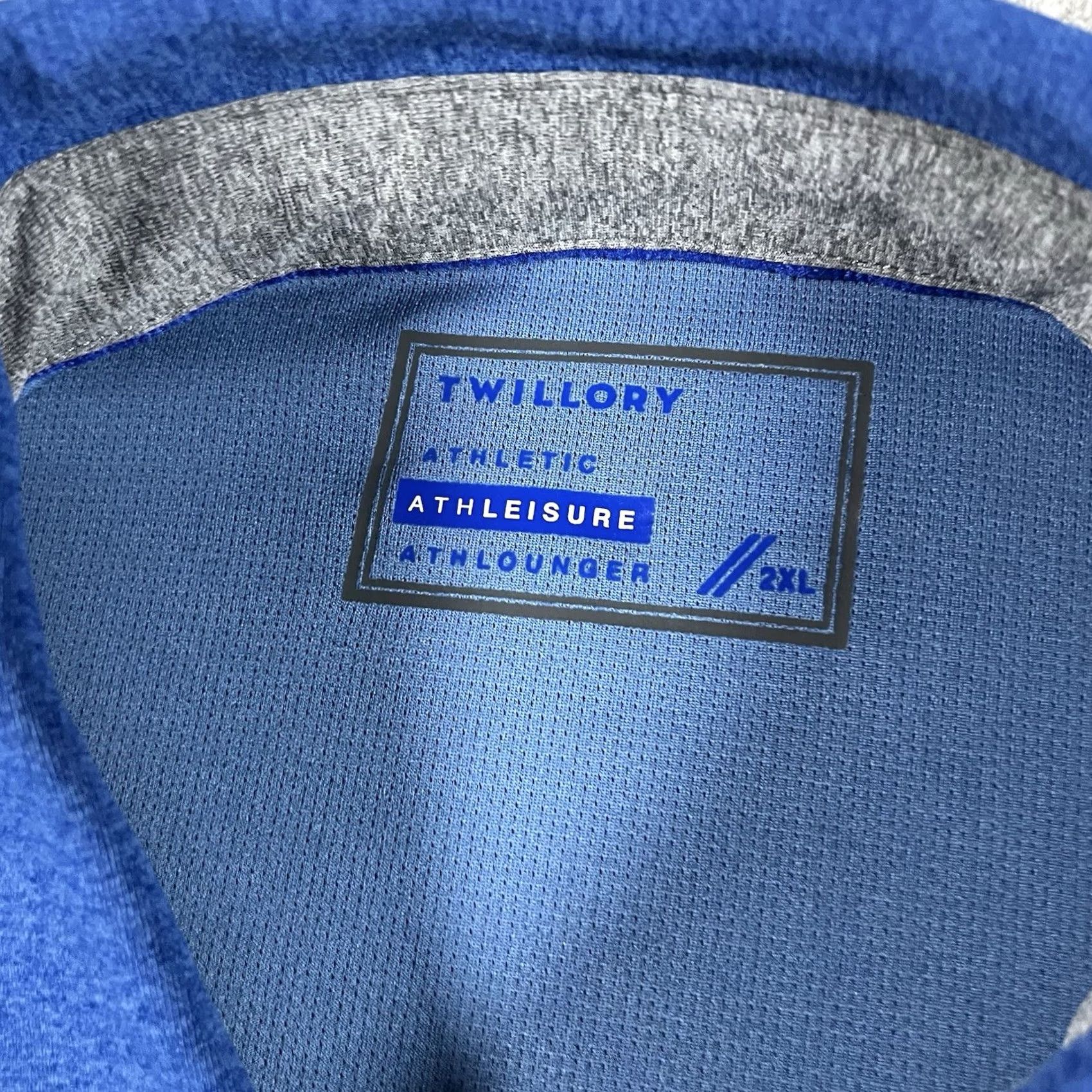 Vintage Twillory Shirt Mens 2XL Blue Button Performance Athleisure Long Sleeve Stretch Dress Shirt Size US XXL / EU 58 / 5 - 2 Thumbnail