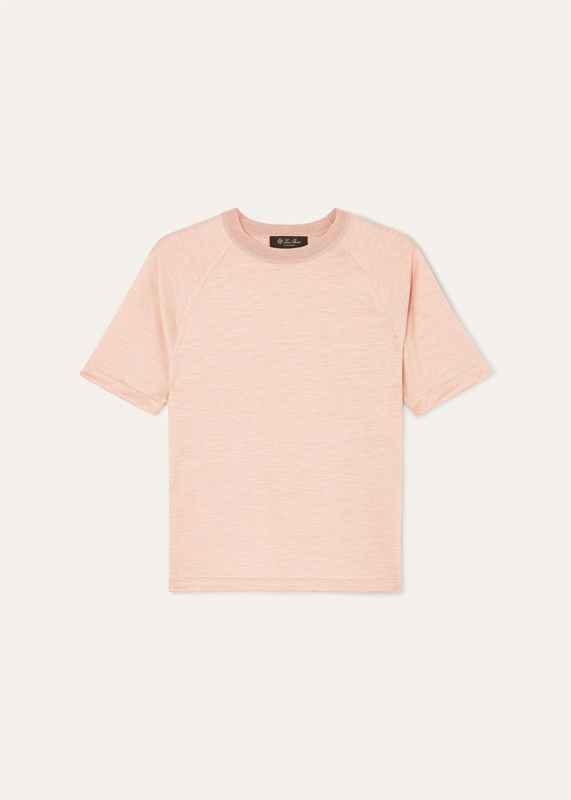 Loro Piana o1srvl11e0526 FAN6590 Tadami T-Shirt in Light Pink Size M / US 6-8 / IT 42-44 - 1 Thumbnail
