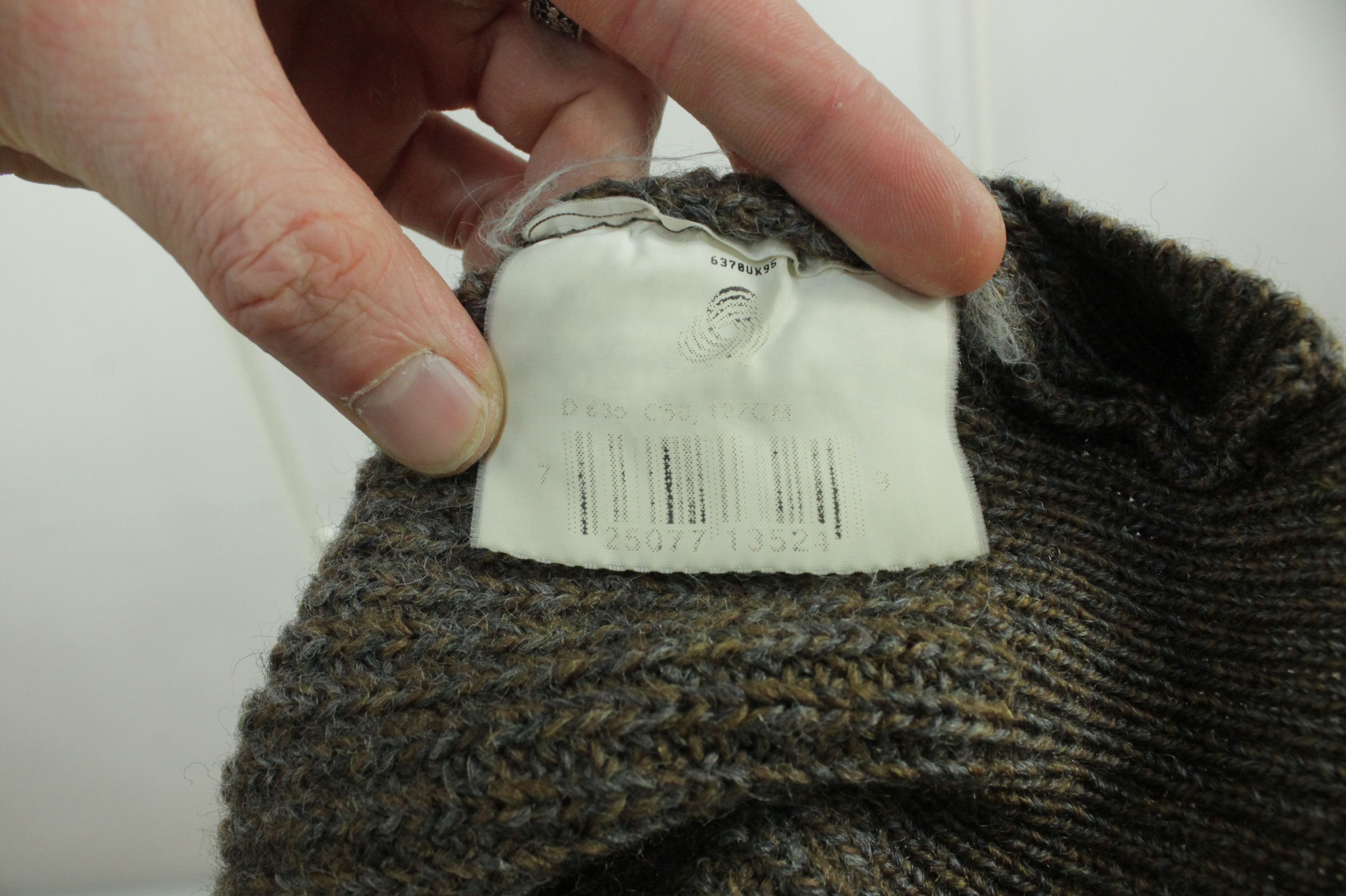 Barbour Vintage Barbour D630 Chunky Heavy Knit Wool Sweater Size US XL / EU 56 / 4 - 6 Thumbnail