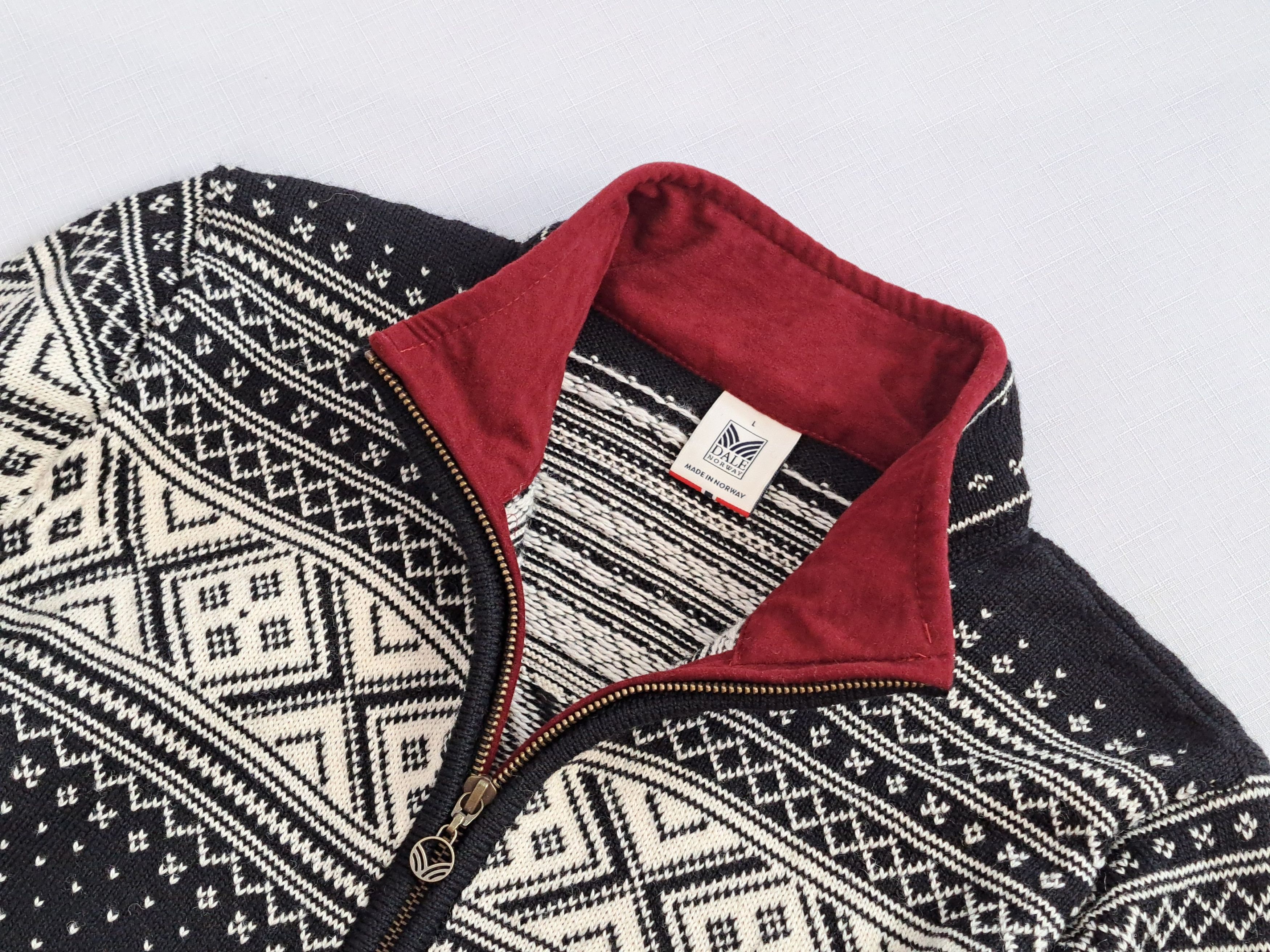 Dale Of Norway DALE OF NORWAY Valle wool cardigan/sweater/jacket. Size L Size L / US 10 / IT 46 - 11 Thumbnail