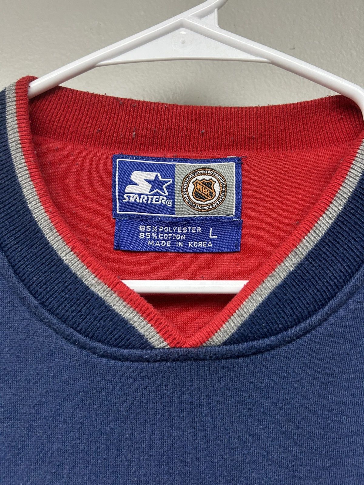NHL Vintage Florida Panthers NHL Starter Embroidered Sweater Size US L / EU 52-54 / 3 - 3 Thumbnail