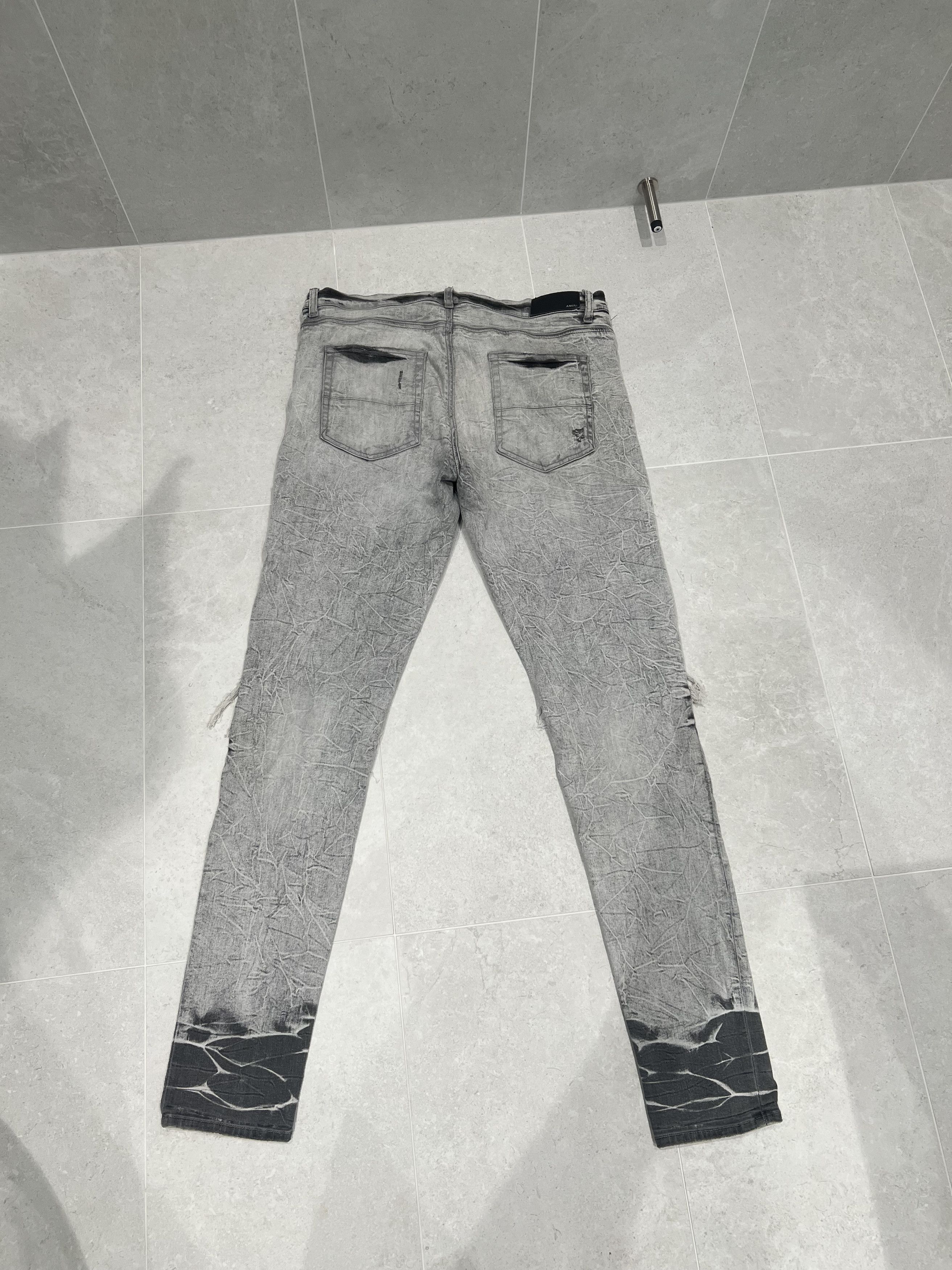 Amiri Amiri MX1 Bandana Jean Off White Size US 38 / EU 54 - 2 Thumbnail