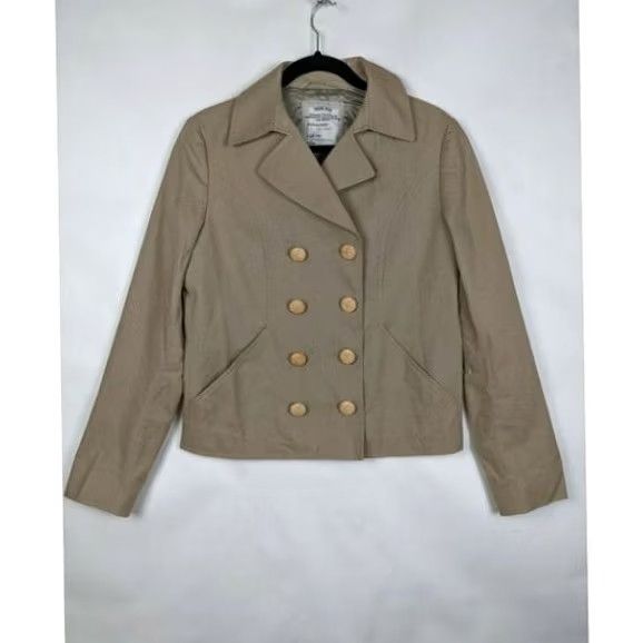 Maison Margiela VINTAGE Maison Martin Margiela Women's Jacket Coat Pea Brown 100% Cotton Button Size 4 Italy 42 Size S / US 4 / IT 40 - 3 Thumbnail