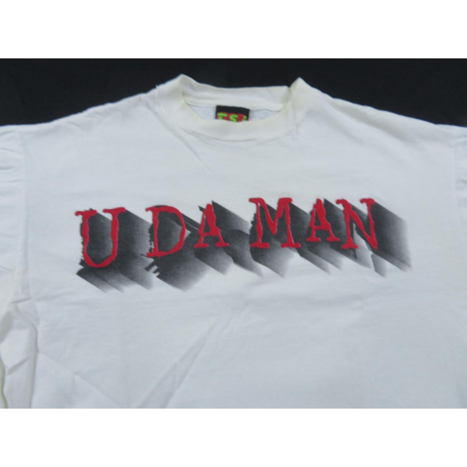 Other U DA MAN Black Moon Rap Song T-Shirt White Sz L 1990s Size US L / EU 52-54 / 3 - 2 Thumbnail