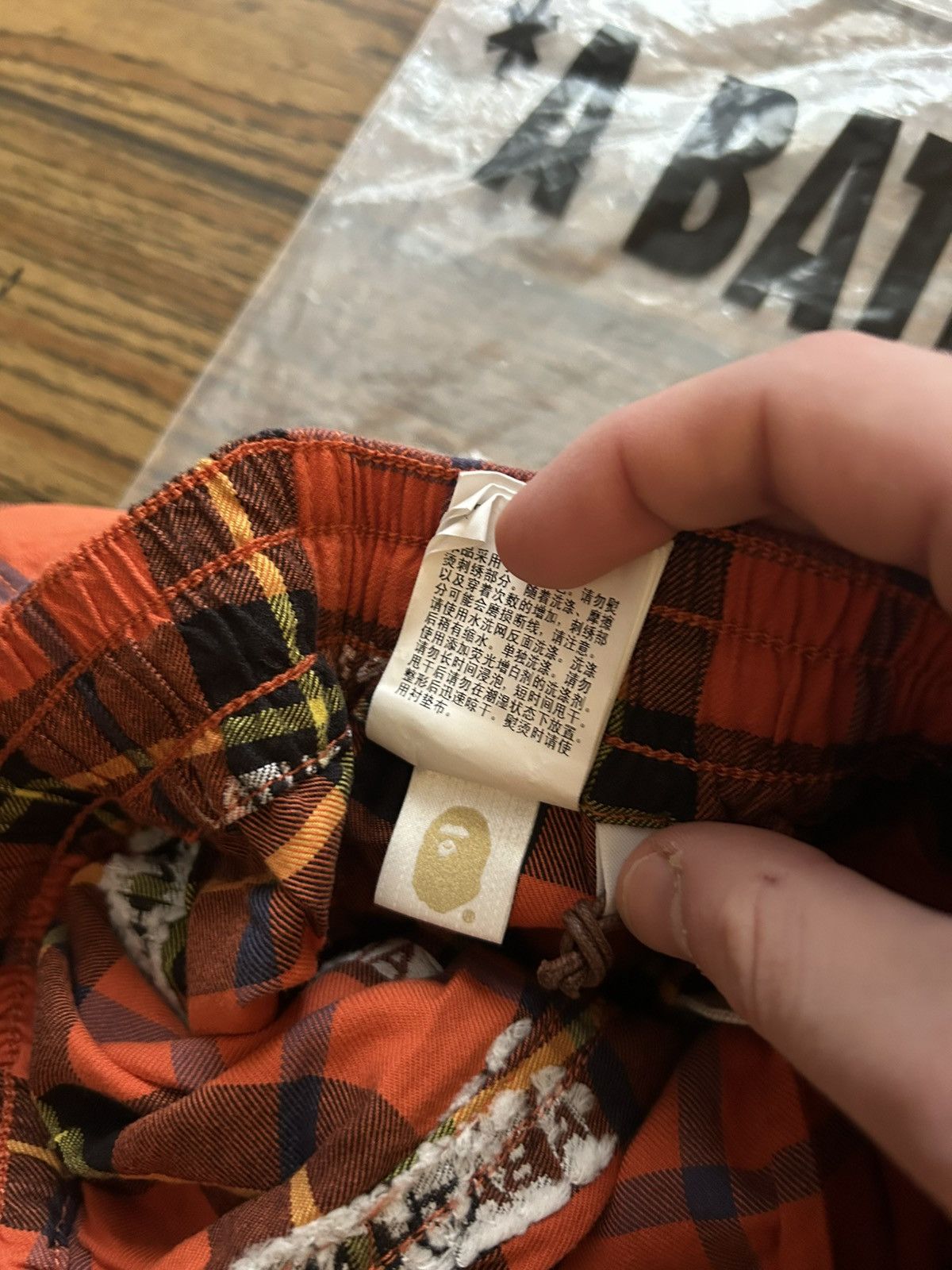 Bape NEW Bape Plaid Pajama Shorts Size US 28 / EU 44 - 7 Thumbnail