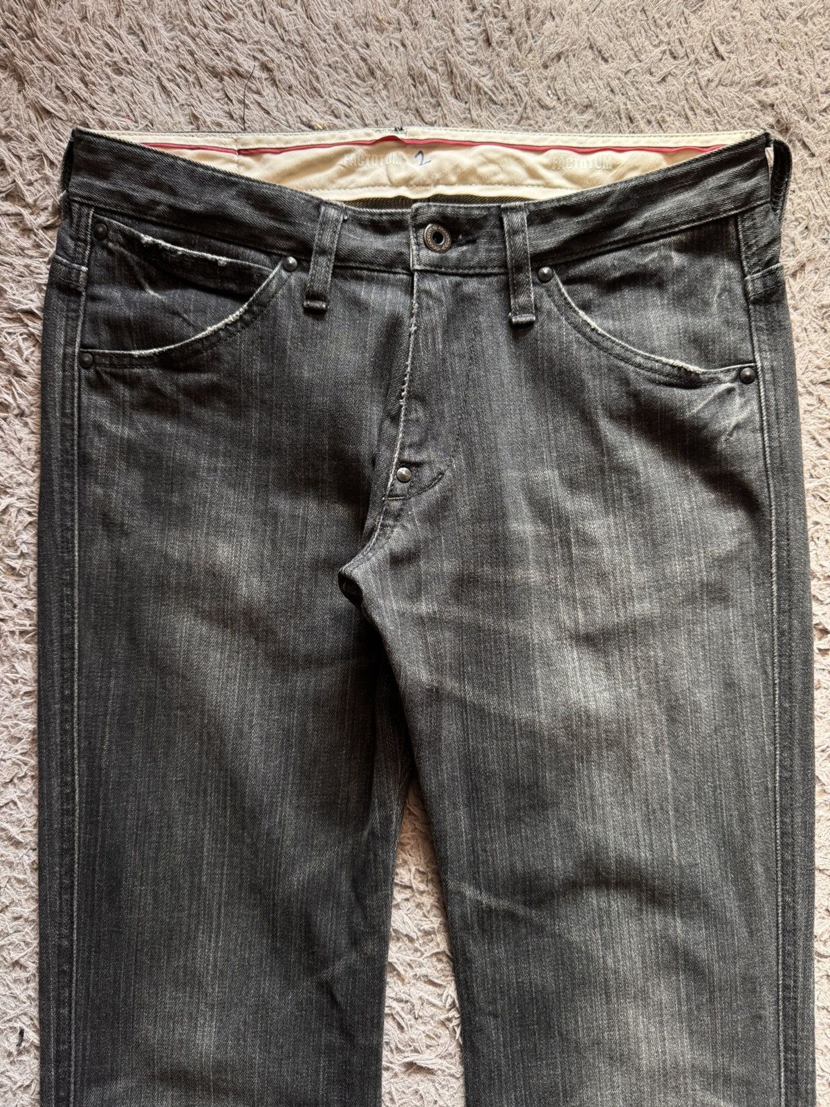 FACTOTUM Factotum “Kafka” Faded Clawmark Denim Size US 32 / EU 48 - 3 Thumbnail