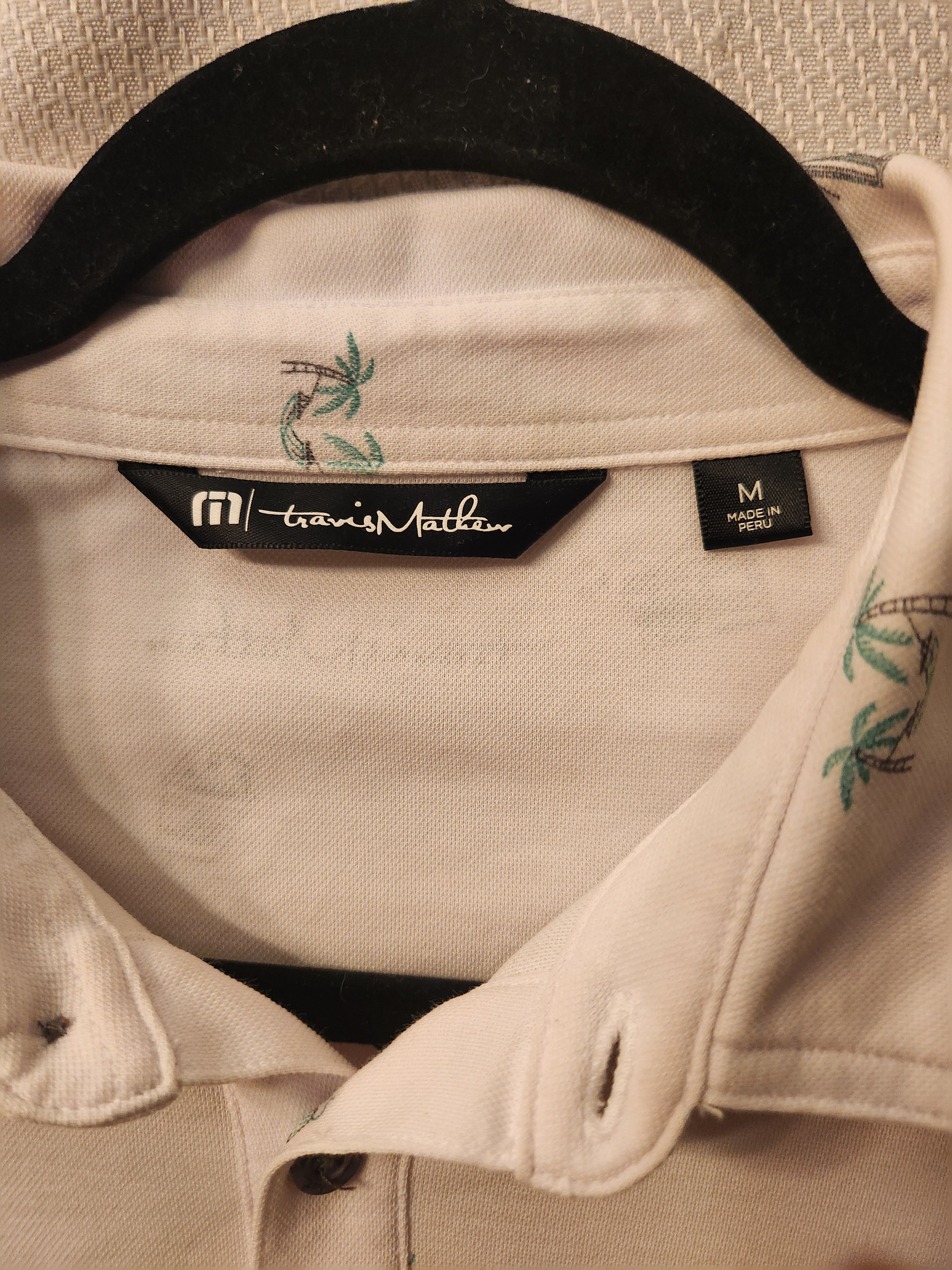 TravisMathew Cotton Blend Short Sleeve Polo Shirt Size US M / EU 48-50 / 2 - 3 Thumbnail