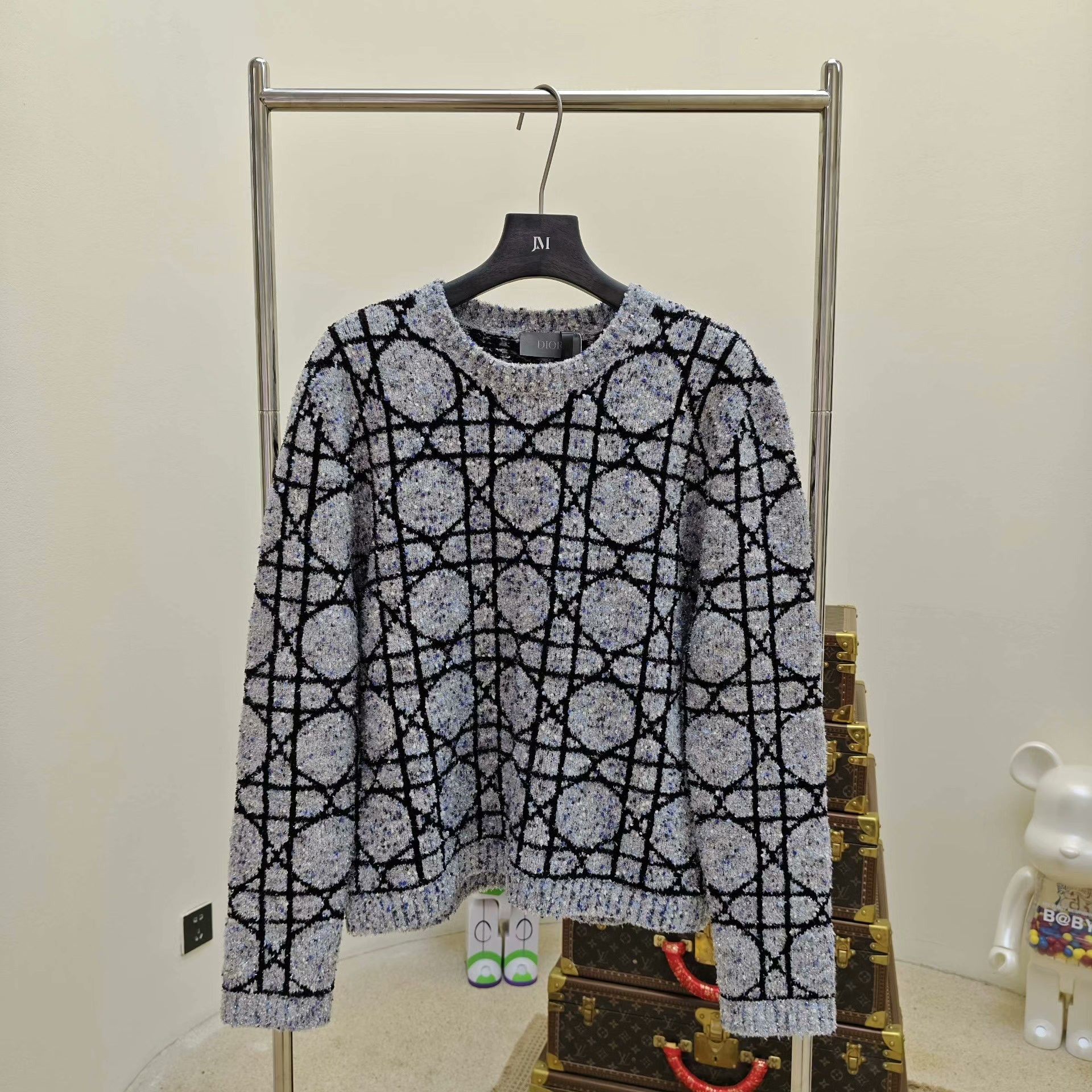 Dior Dior Knit Plaid Sweater xl Men Size US XL / EU 56 / 4 - 1 Thumbnail