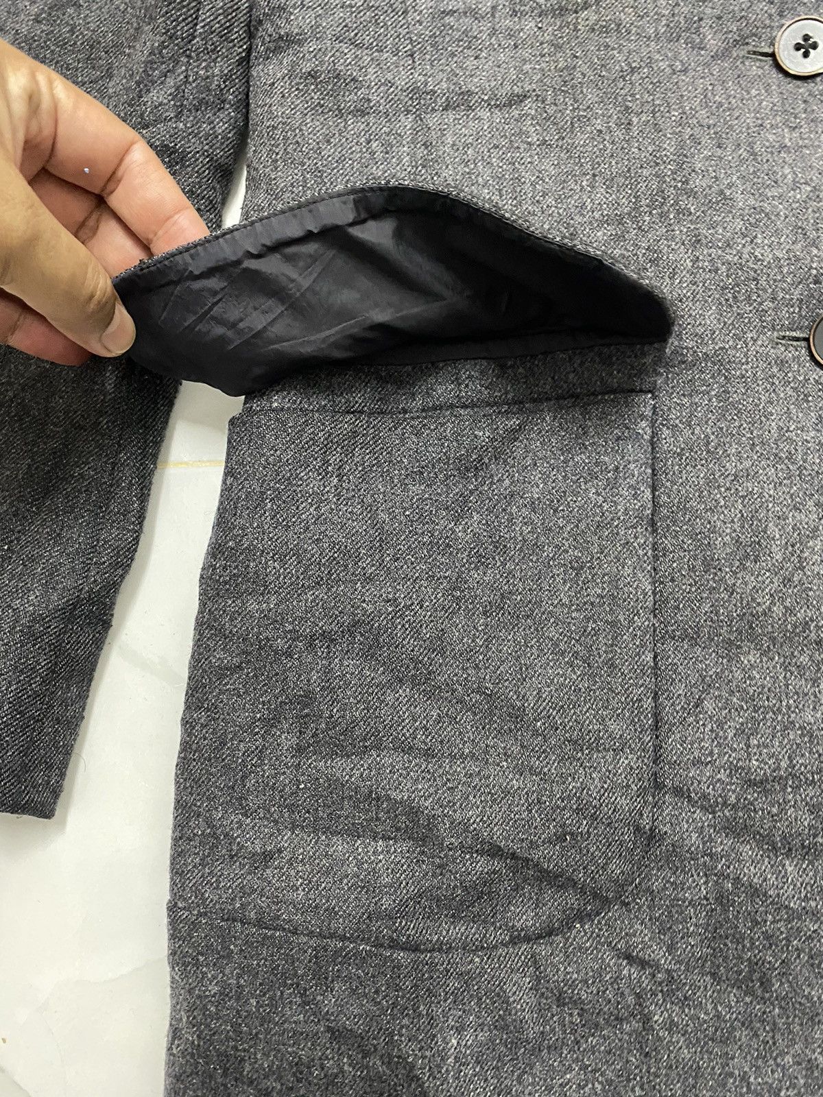 Jil Sander Jill Sander By Uniqlo Tweed Wool Jacket Size US M / EU 48-50 / 2 - 9 Thumbnail