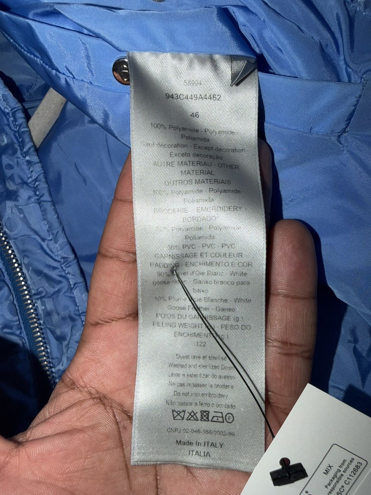 Dior DIOR OBLIQUE JACKET PUFF Size US S / EU 44-46 / 1 - 7 Thumbnail