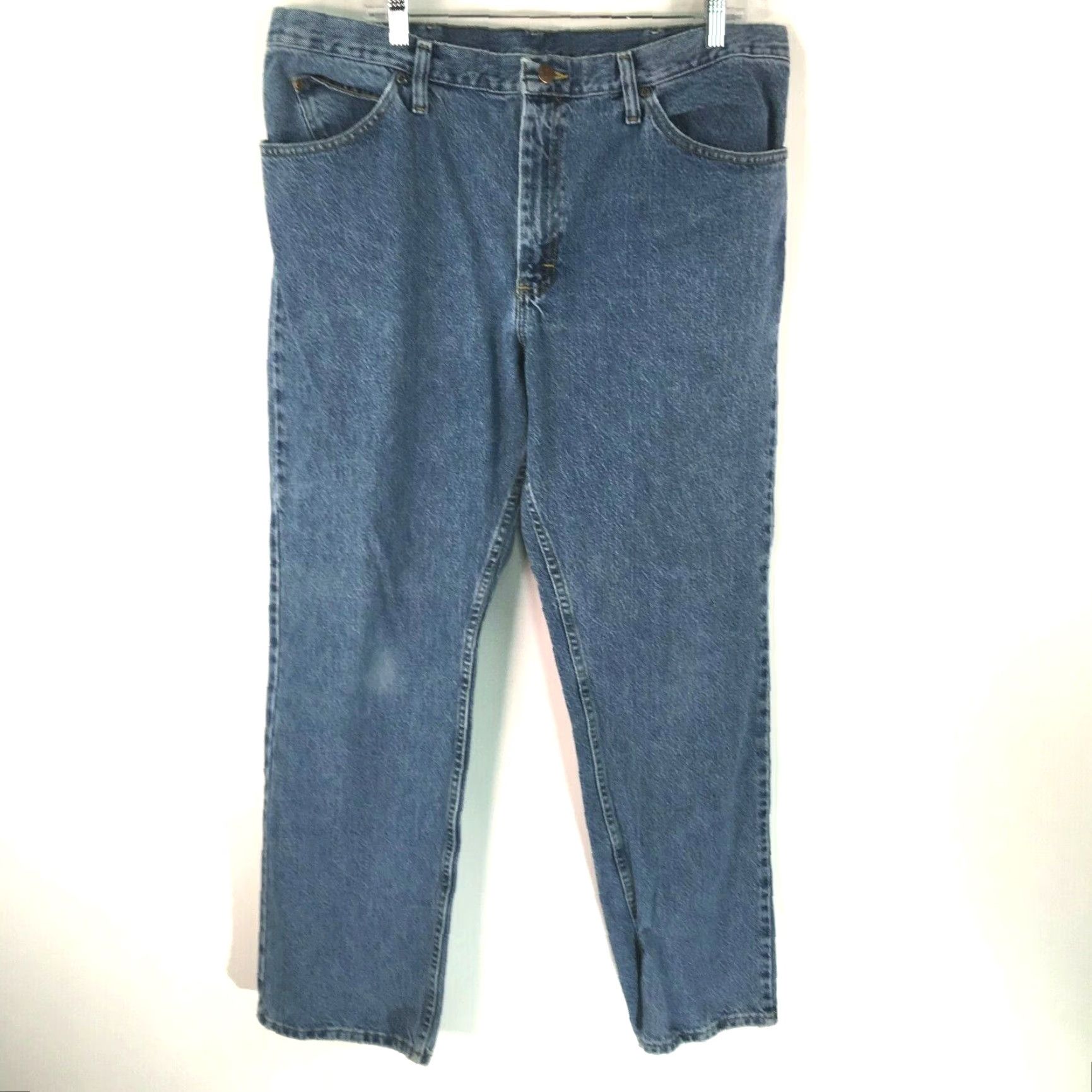 Lee Lee Jeans Womens Straight Jeans 40X32 Blue 5-Pocket Design Stretch Size 27" / US 4 / IT 40 - 2 Thumbnail