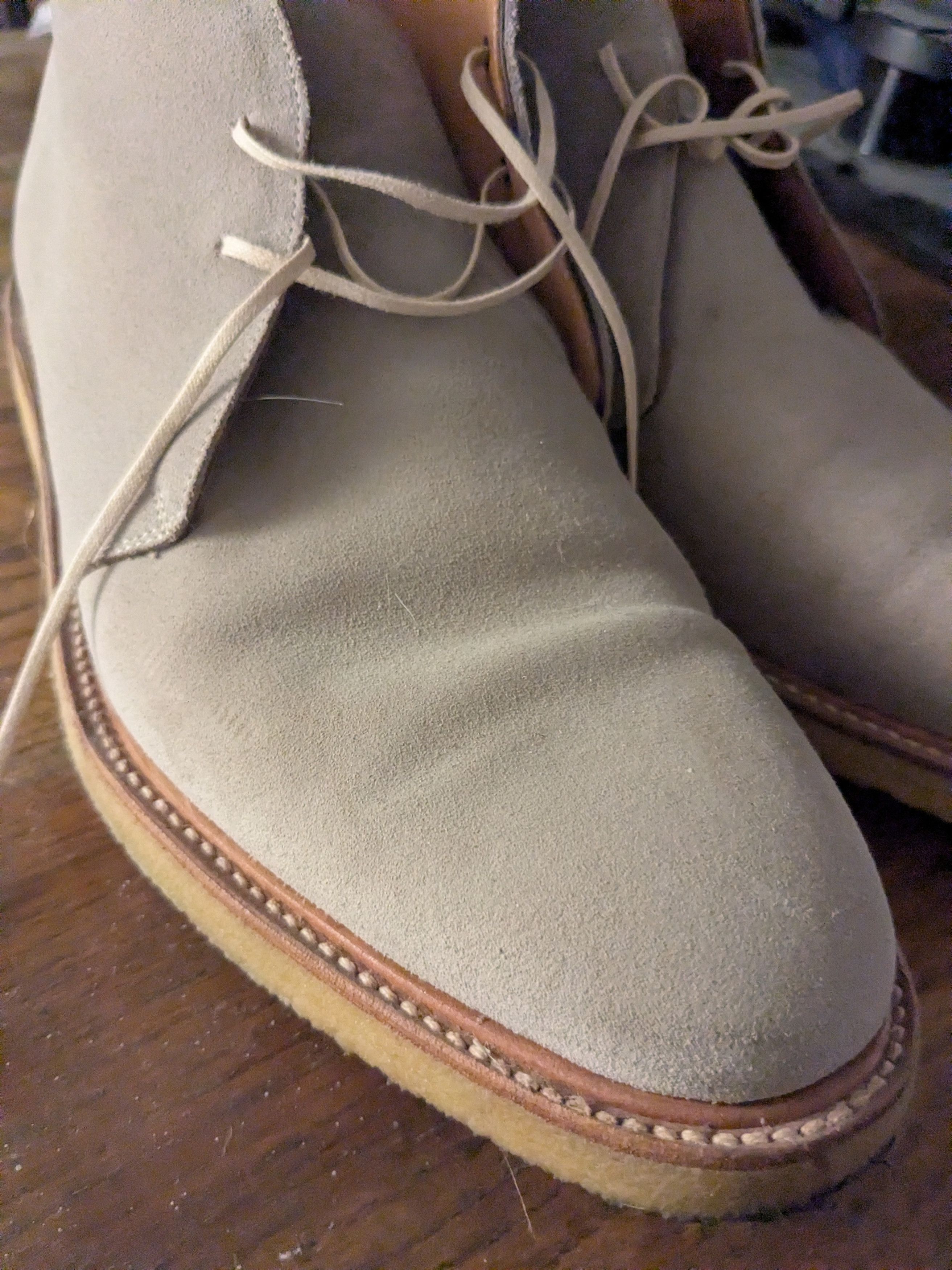 Sid Mashburn Grey Chukka Desert Boot Crepe Sole Size US 10.5 / EU 43-44 - 2 Thumbnail