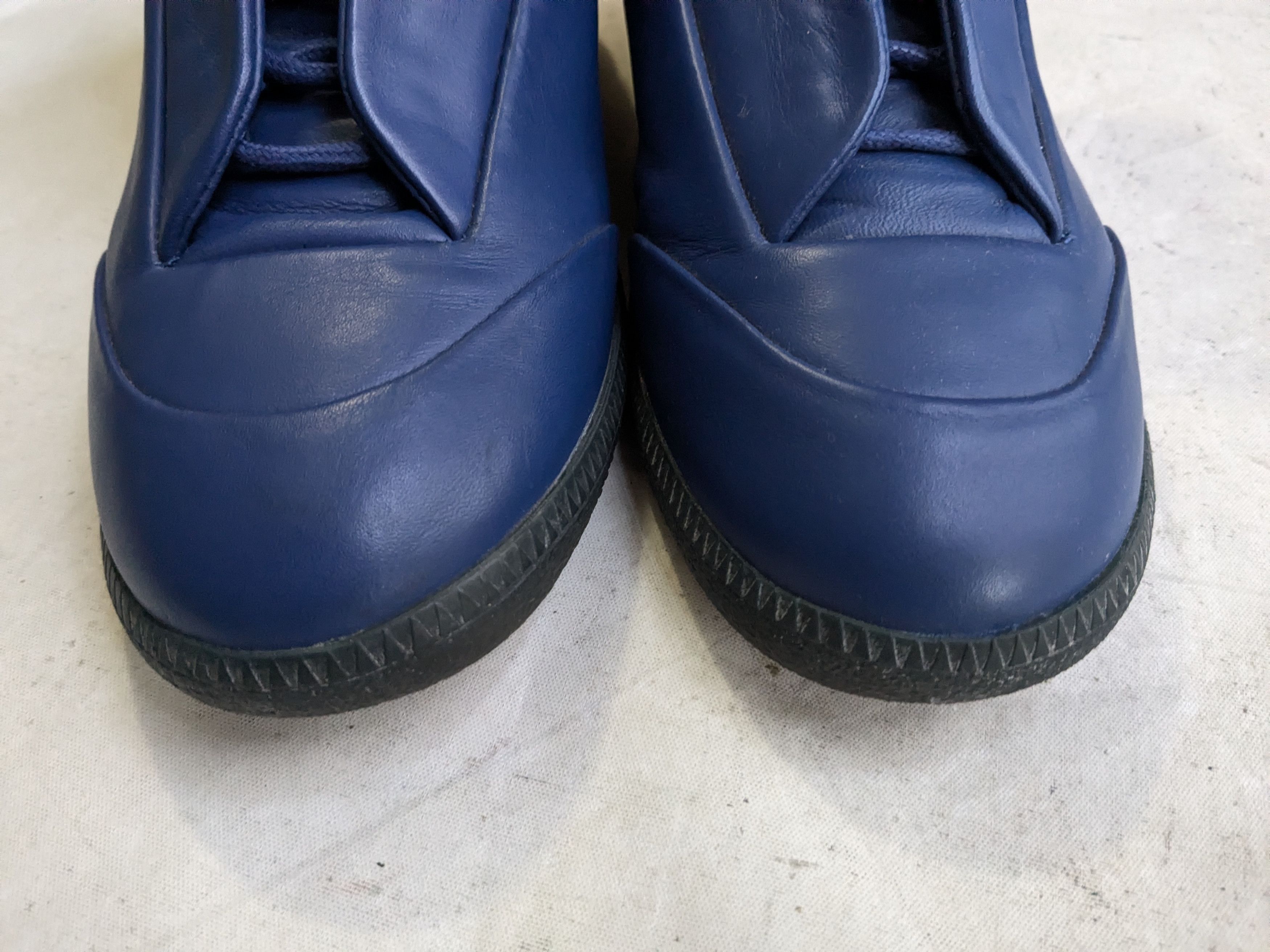 Maison Margiela Maison Margiela Future Blue 8 41 High Tops Leather Size US 8 / EU 41 - 2 Thumbnail