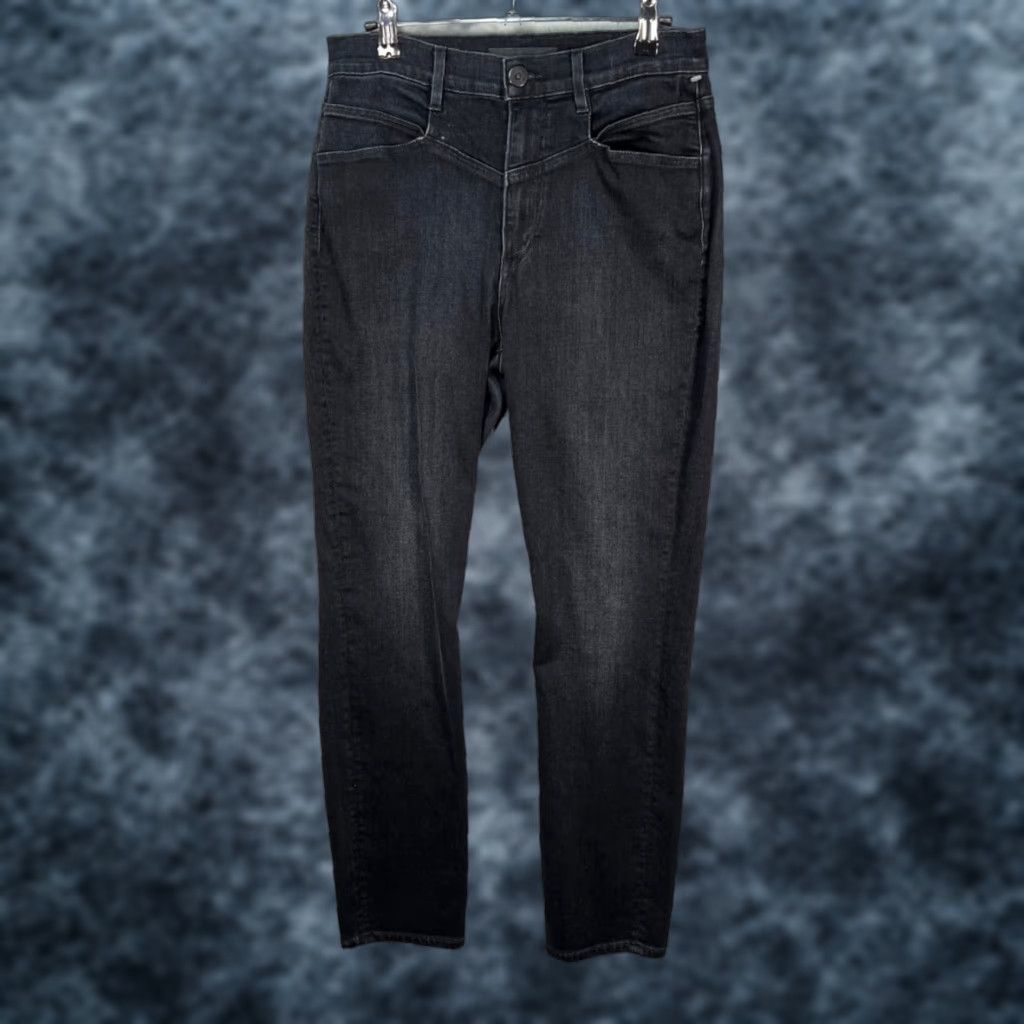 3x1 3x1 NYC Womens Jeans 29 Black Skinny High Rise Stretch Denim Made in USA 5-Pocket Stylе Clothing Women Adult Size 29" - 1 Thumbnail