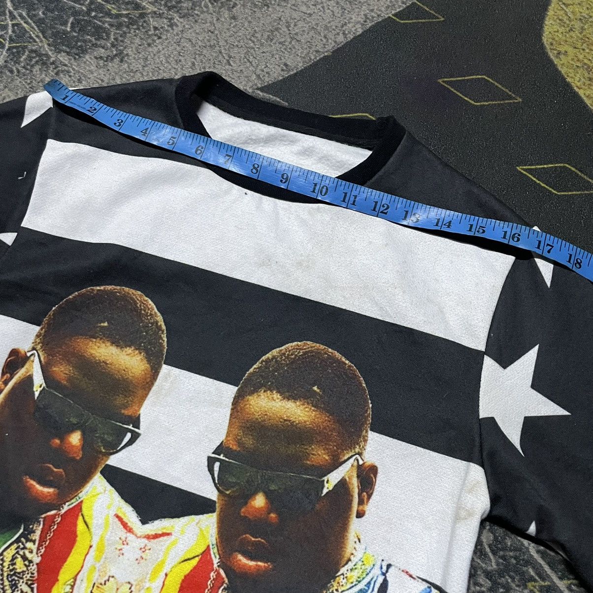 Rap Tees × Vintage 💥Notorious B.I.G Biggie Rapp Icon Overprint Sweatshirt Size US S / EU 44-46 / 1 - 5 Thumbnail
