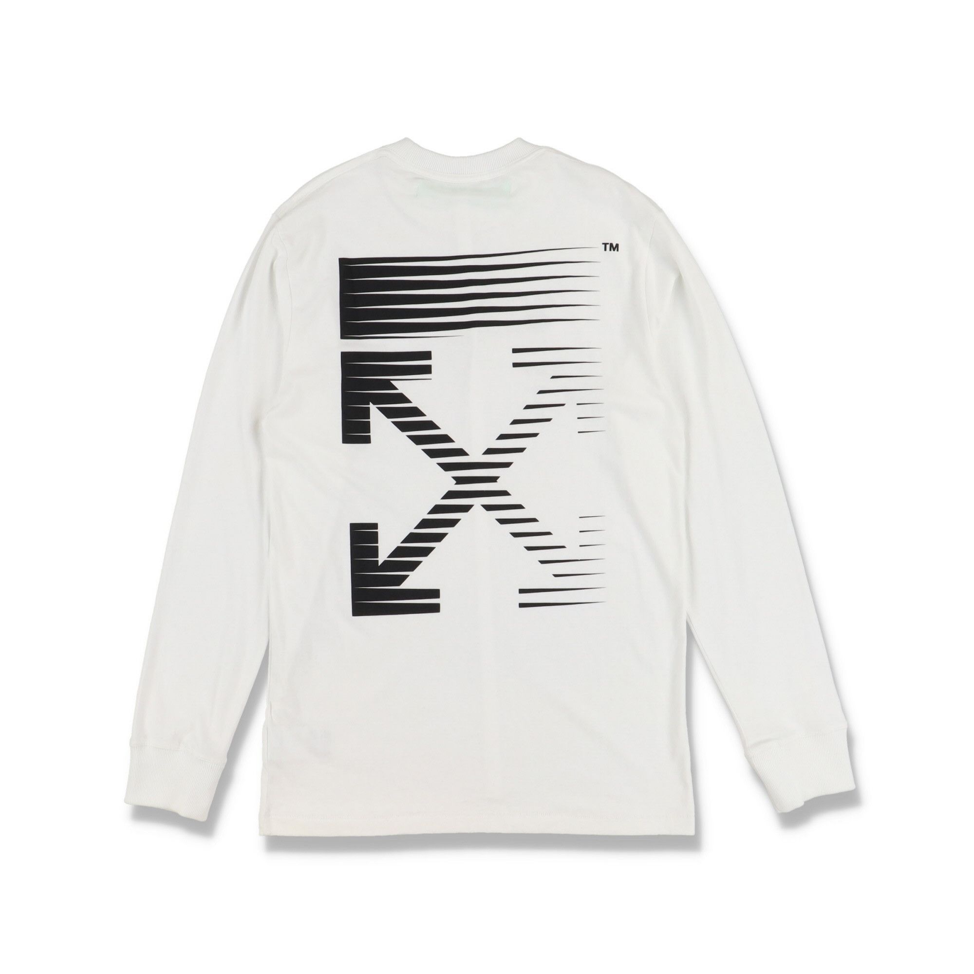 Off-White White Special Edition Racing Arrows Logo LS T-Shirt Size US L / EU 52-54 / 3 - 1 Thumbnail