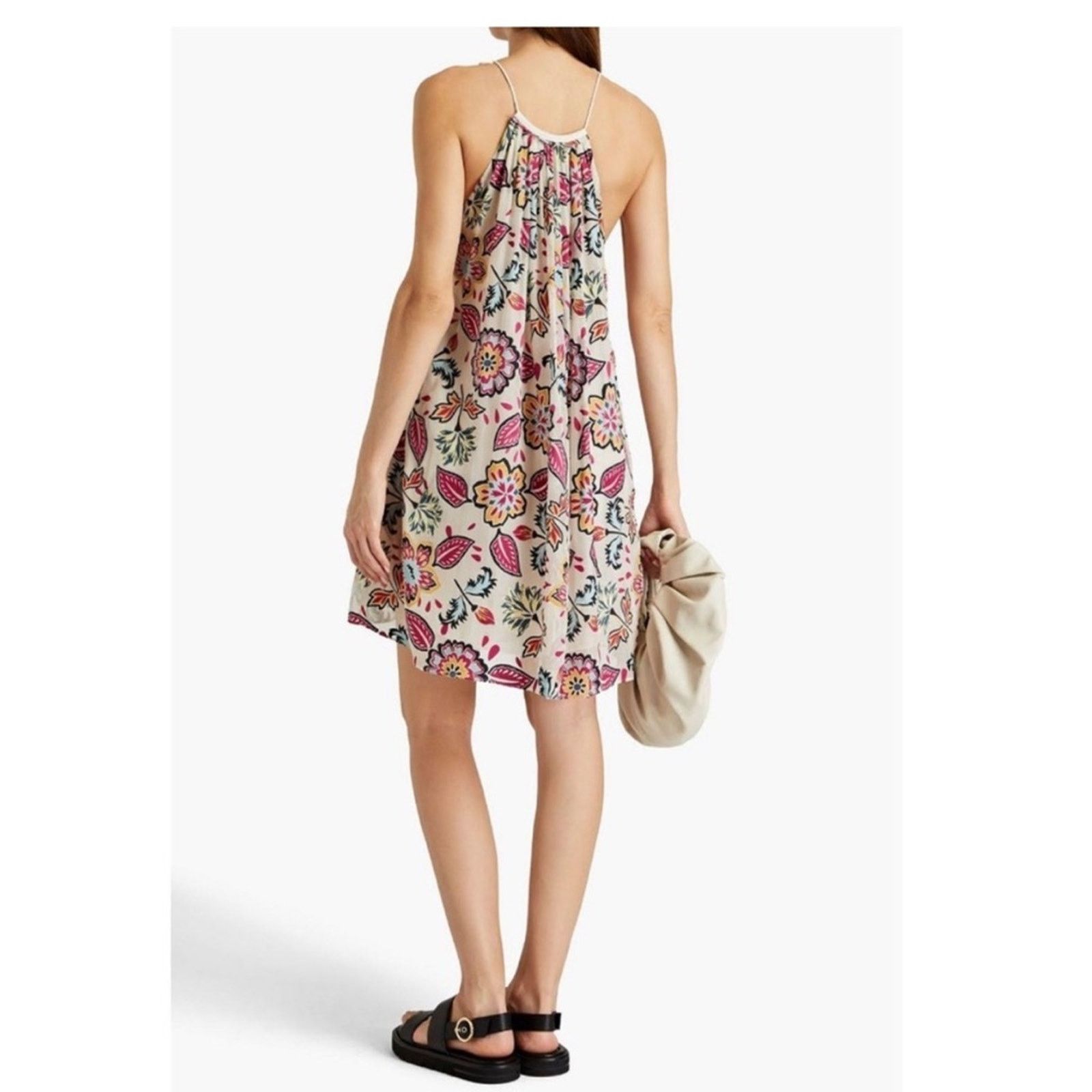Rag & Bone Rag & Bone Bailey Mini Dress White Floral Size S Size S / US 4 / IT 40 - 4 Thumbnail
