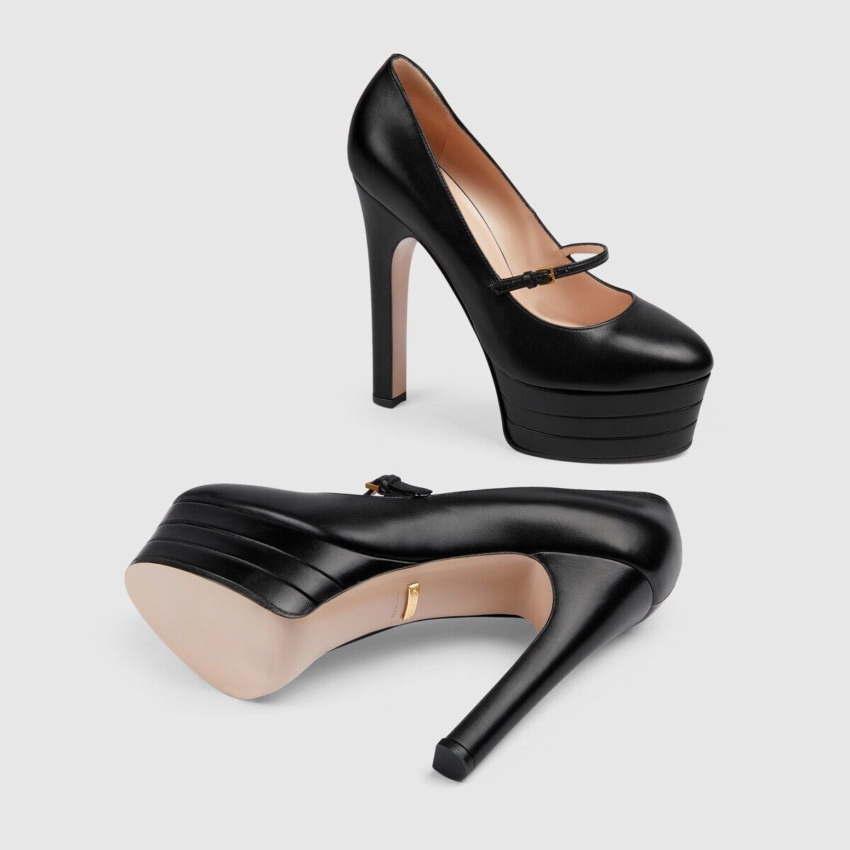 Gucci o1s1wg110225 High Heel Pumps in Black Size US 11 / IT 41 - 6 Thumbnail