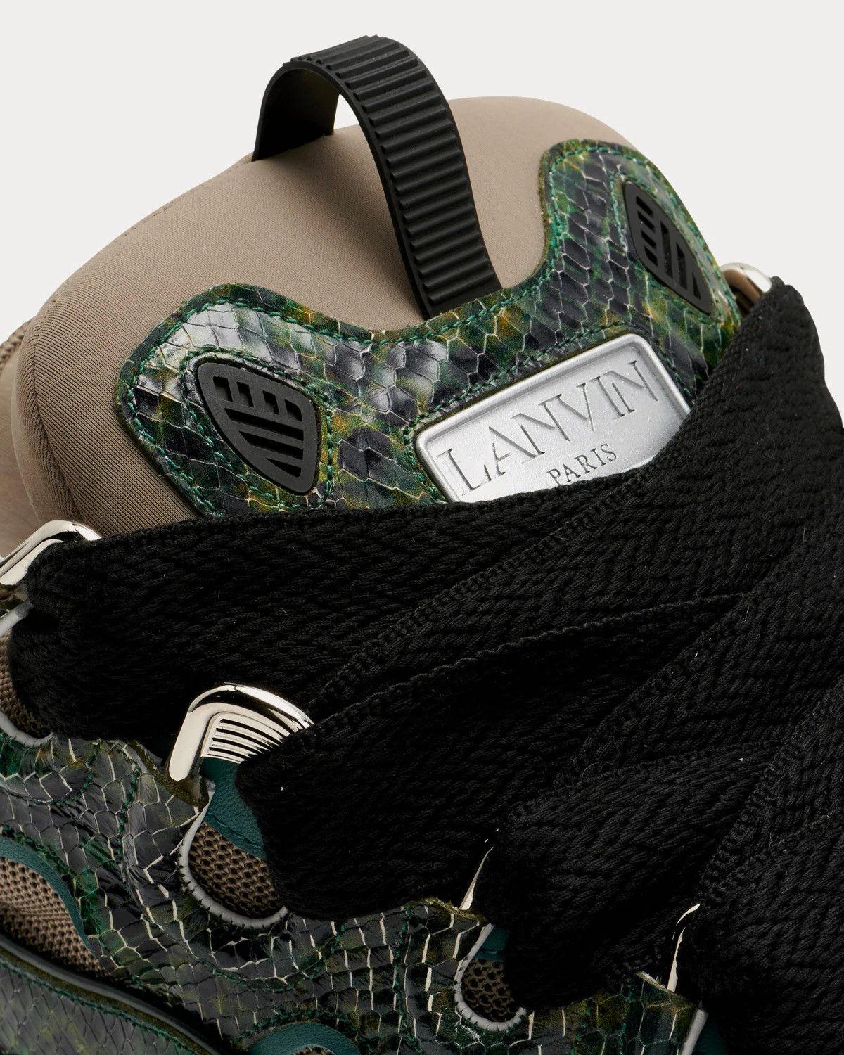 Lanvin o1w1db10824 Leather Curb Sneakers in Multicolor Size US 12 / EU 45 - 5 Thumbnail