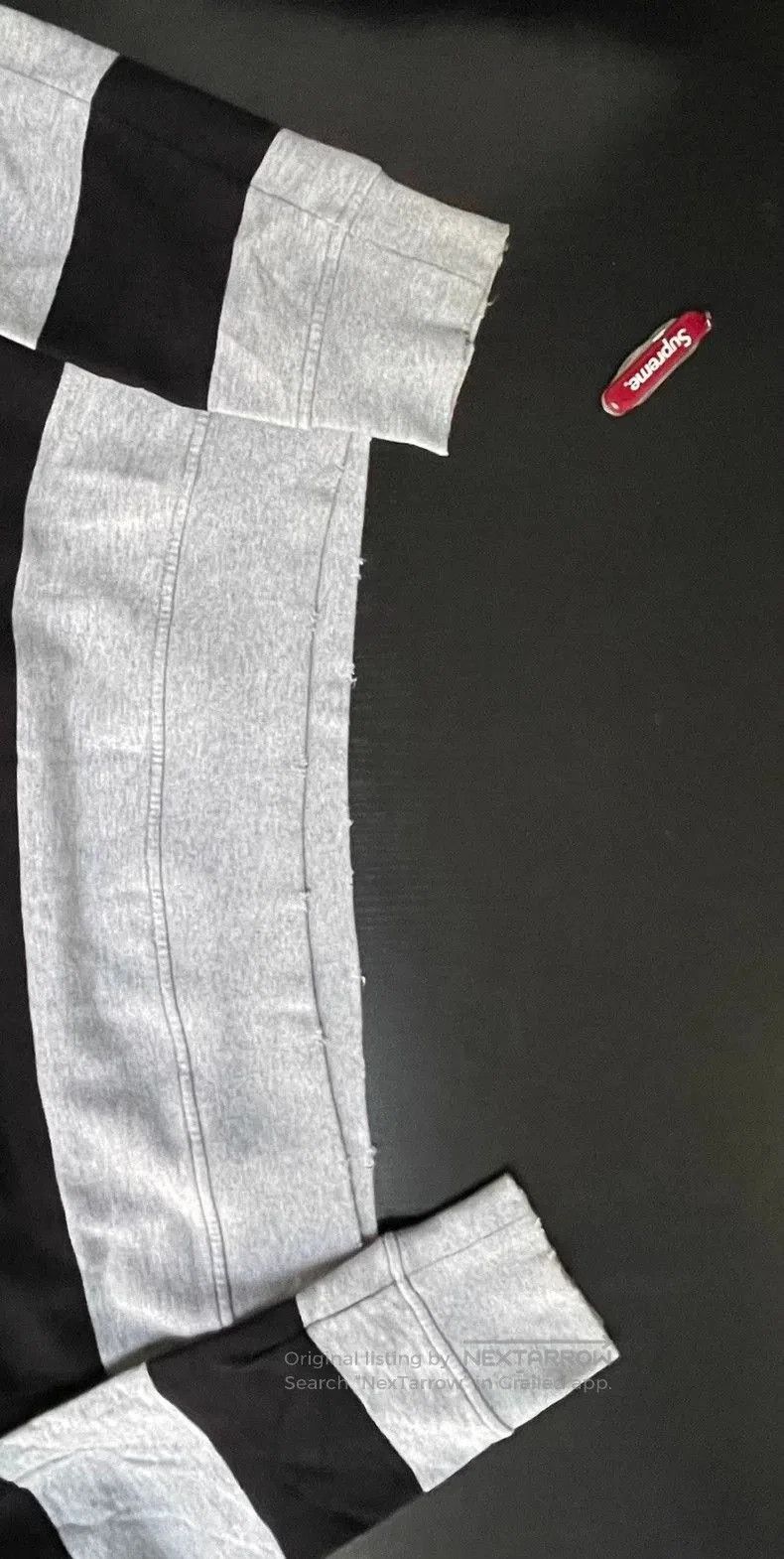 Saint Laurent Paris Saint Laurent Striped Mock Neck Hoodie. Size US M / EU 48-50 / 2 - 4 Thumbnail
