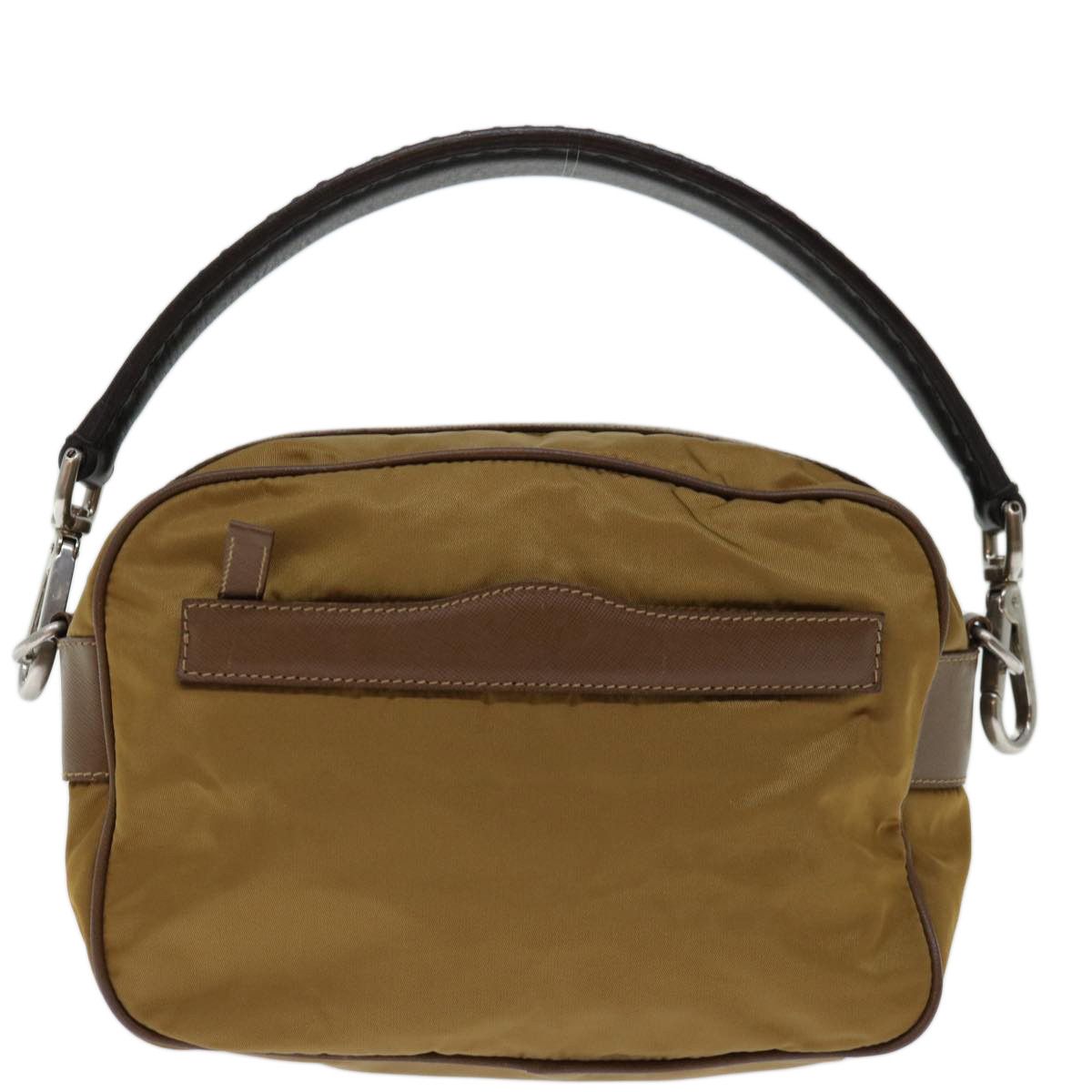 Prada Tessuto Brown Synthetic Shoulder Bag (Pre-Owned) Size ONE SIZE - 1 Thumbnail