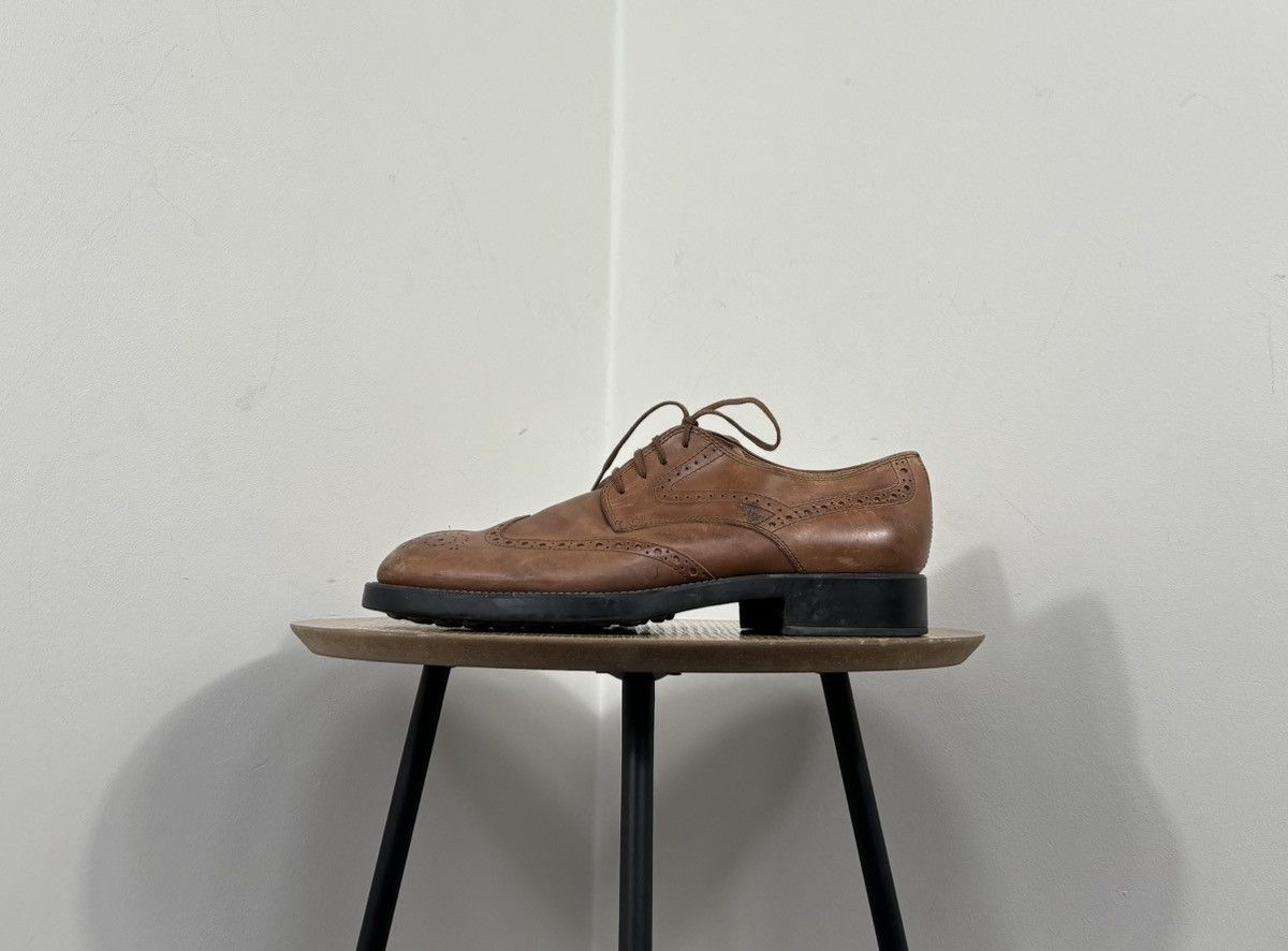 Tod's Tod’s Men’s Brown Lace-Up Formal Leather Oxford Brogue Shoes Size US 9 / EU 42 - 10 Thumbnail