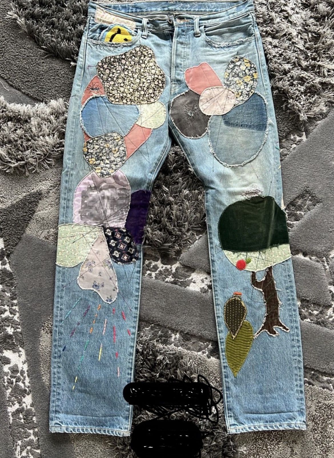 Kapital Patchwork Jeans | Grailed