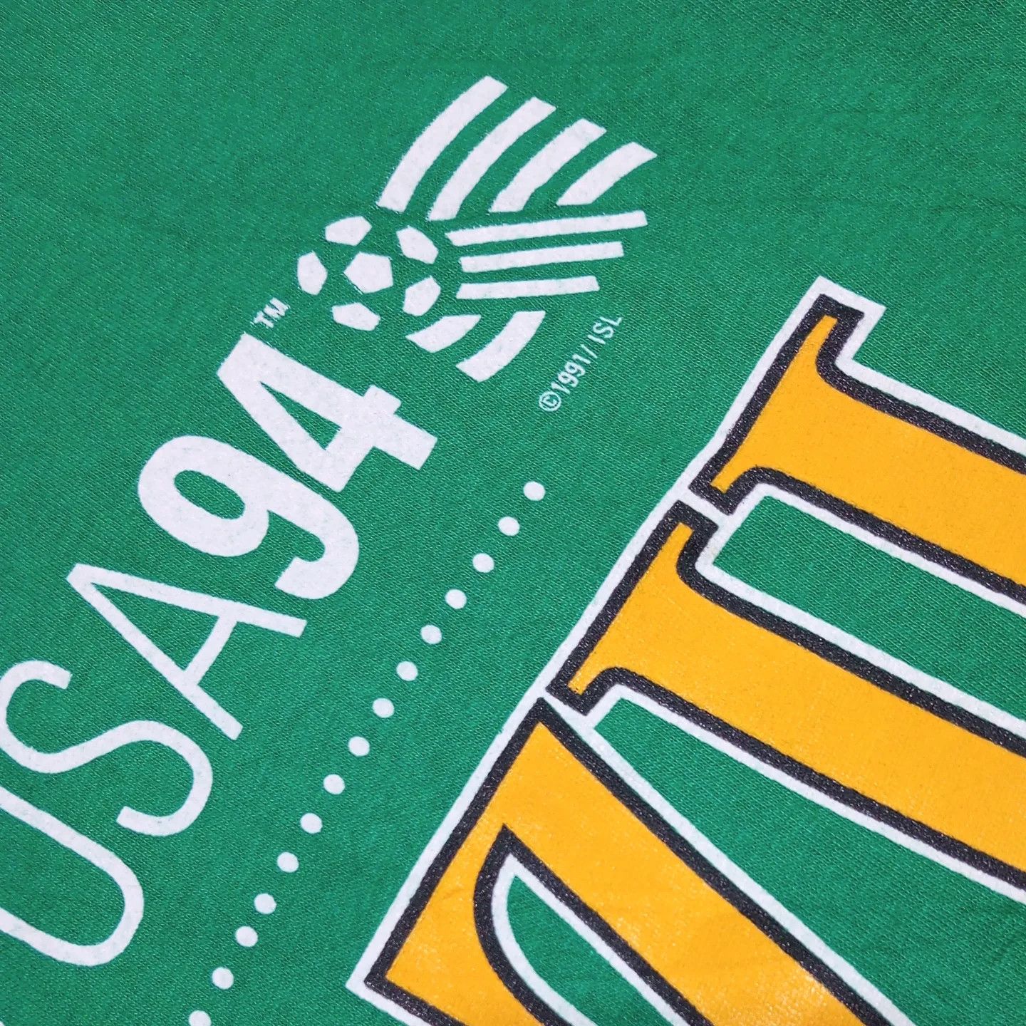 Vintage Vintage Nutmeg 90's WM Soccer Brazil T-Shirt Size US M / EU 48-50 / 2 - 5 Thumbnail