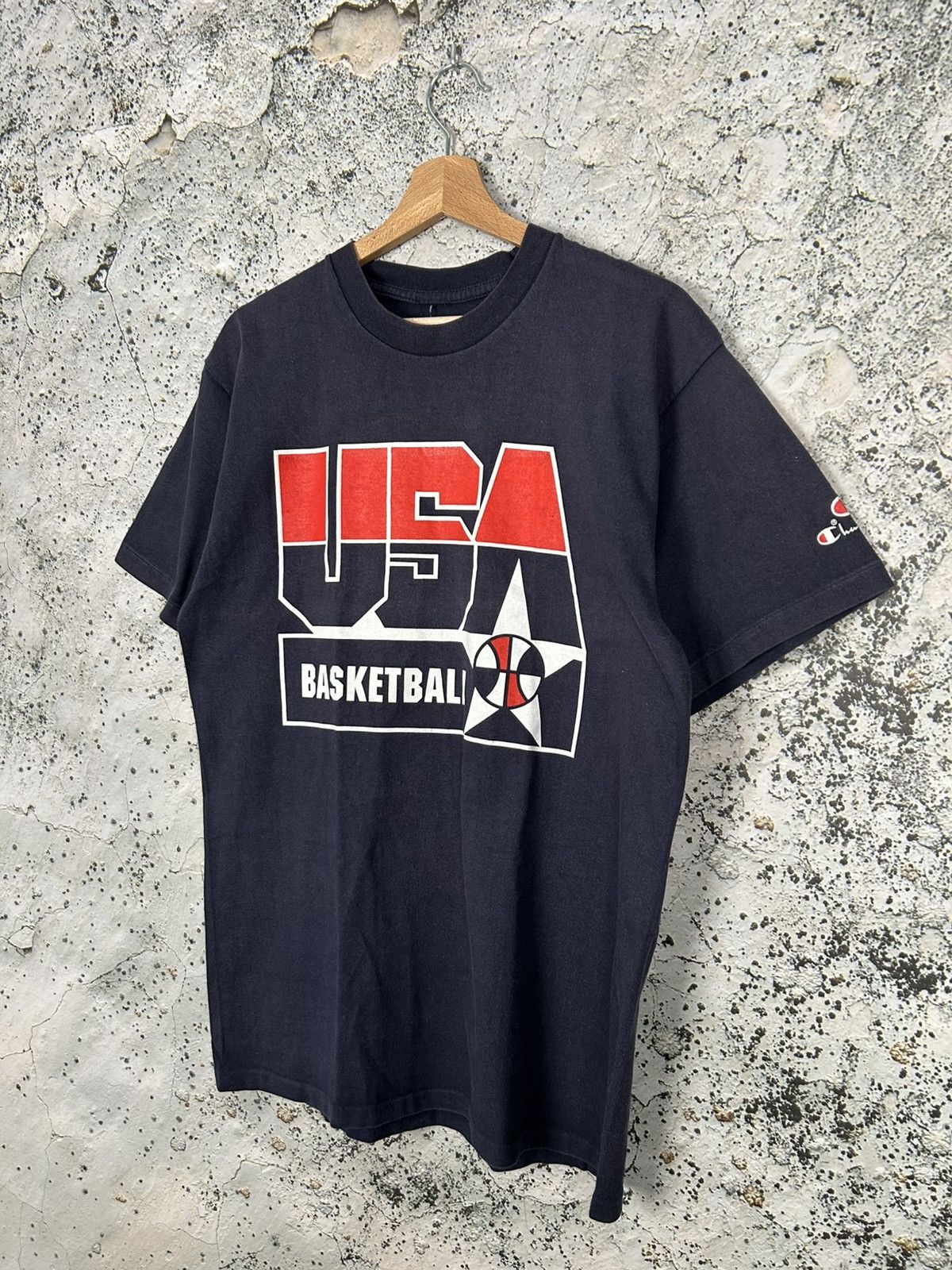 Champion Vintage 90s USA Basketball Champion NBA Sport Size US L / EU 52-54 / 3 - 2 Thumbnail
