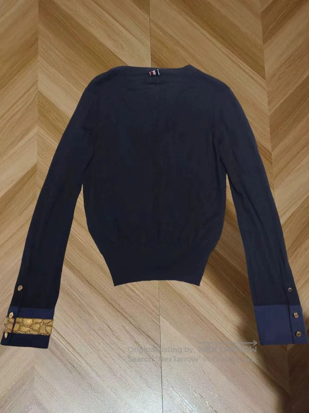 Thom Browne thom browne navy wool cardigan size s. Size US S / EU 44-46 / 1 - 2 Thumbnail