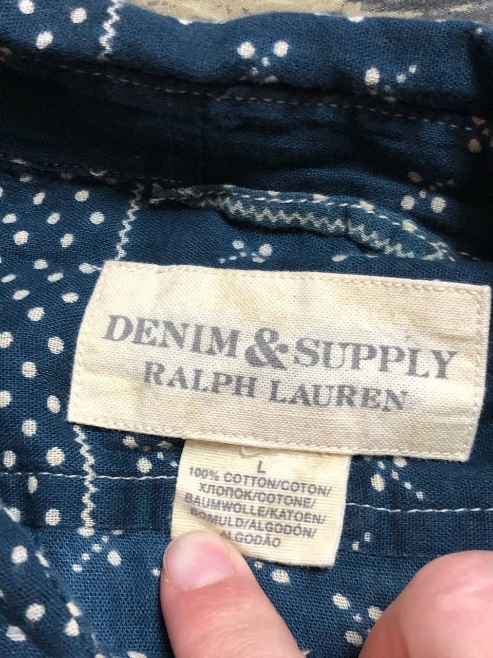 Denim & Supply Ralph Lauren Vintage 1990s Polo Ralph Lauren Floral Caldwell Button Up Size US L / EU 52-54 / 3 - 2 Thumbnail
