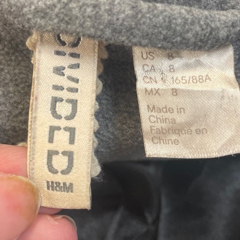 H&M H&M Divided Womens Size 8 Wool Blend Flowy Lapel Winter Coat Size M / US 6-8 / IT 42-44 - 5 Thumbnail