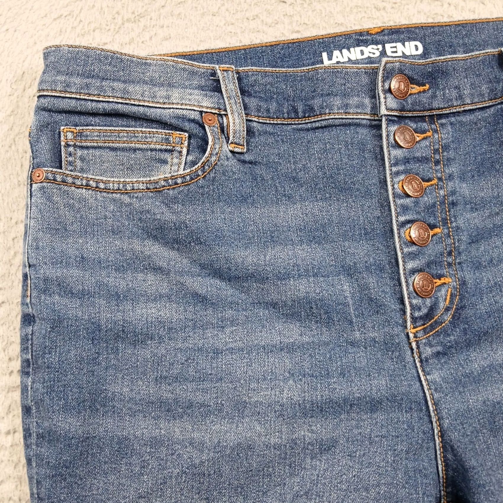 Lands' End VINTAGE Lands' End Jeans Size 38" / US 16 / IT 52 - 6 Thumbnail