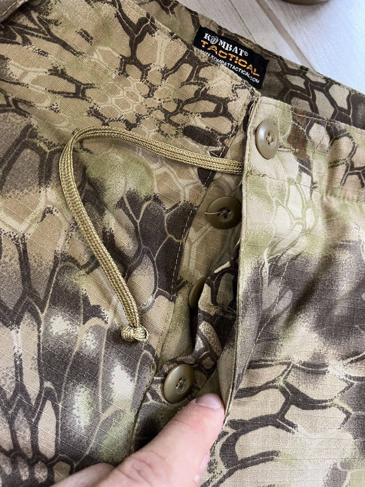 Vintage Vintage Camo trousers pants cargo drawstrings snake skin Size US 32 / EU 48 - 10 Thumbnail
