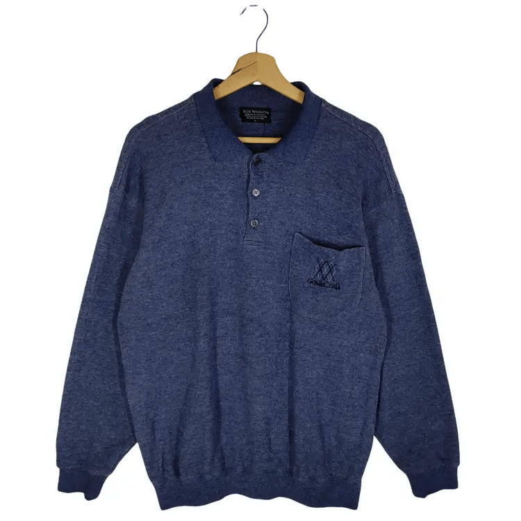 Japanese Brand Bob Wilson Sweatshirts Size US L / EU 52-54 / 3 - 1 Thumbnail