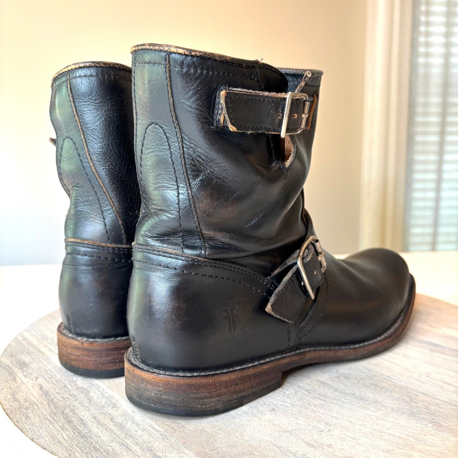Frye Frye Women's Veronica Boots Size 9.5 D Buckle Strap Moto Size US 9.5 / IT 39.5 - 7 Thumbnail