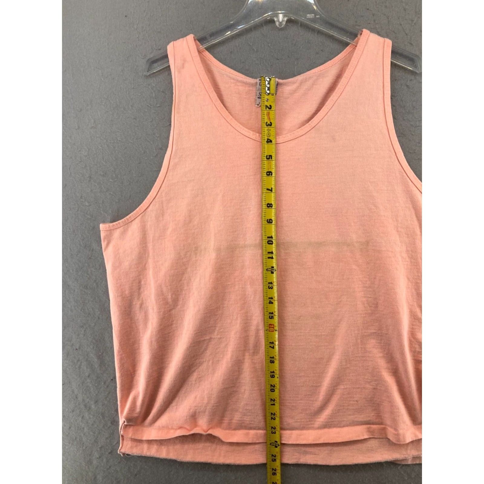 Vintage VINTAGE Galt Sand Tank Top XL Orange Solid USA 90s Mens Size US XL / EU 56 / 4 - 3 Thumbnail