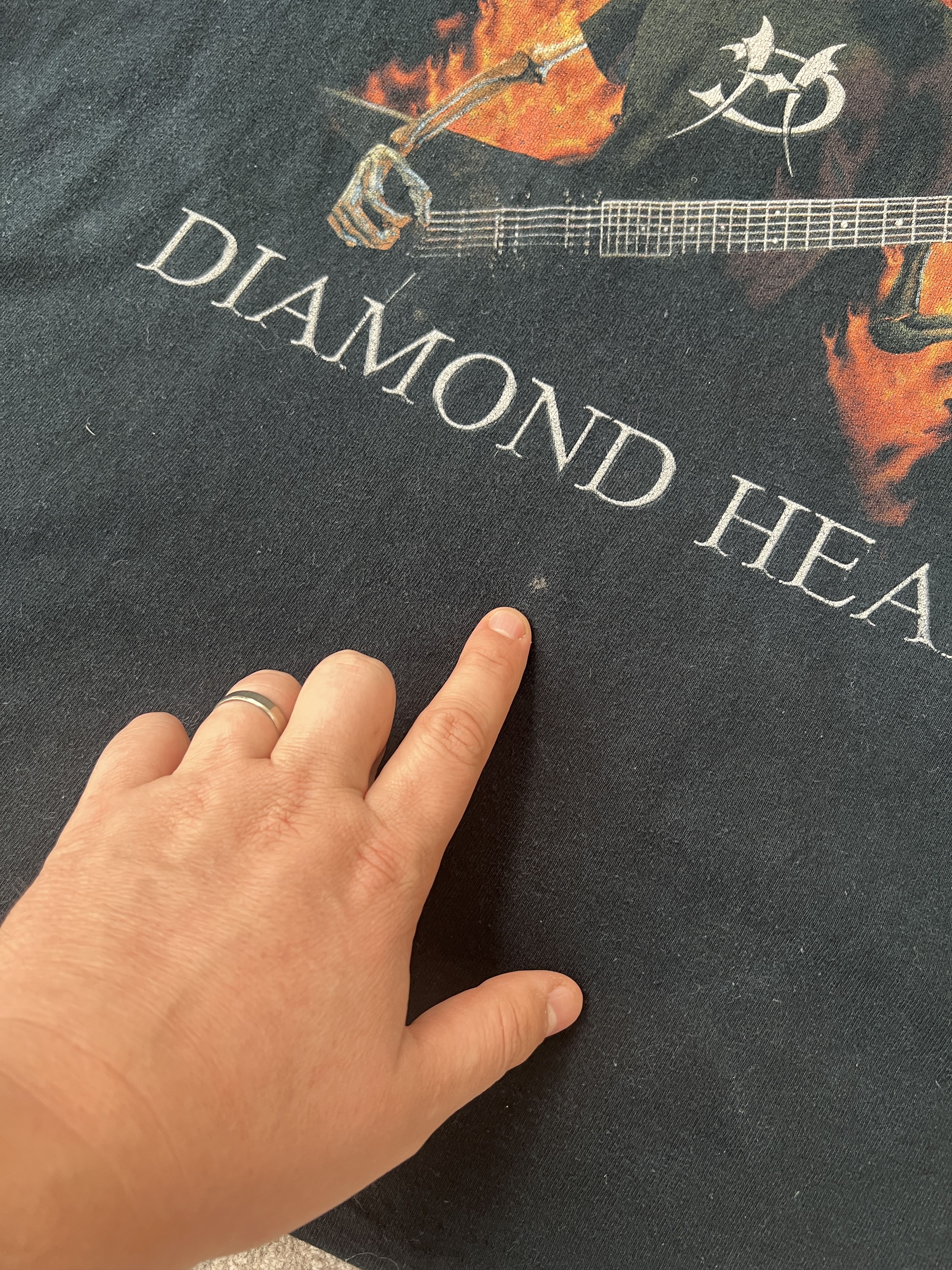 Megadeth Megadeth Diamond Head Tee Size US XL / EU 56 / 4 - 3 Thumbnail